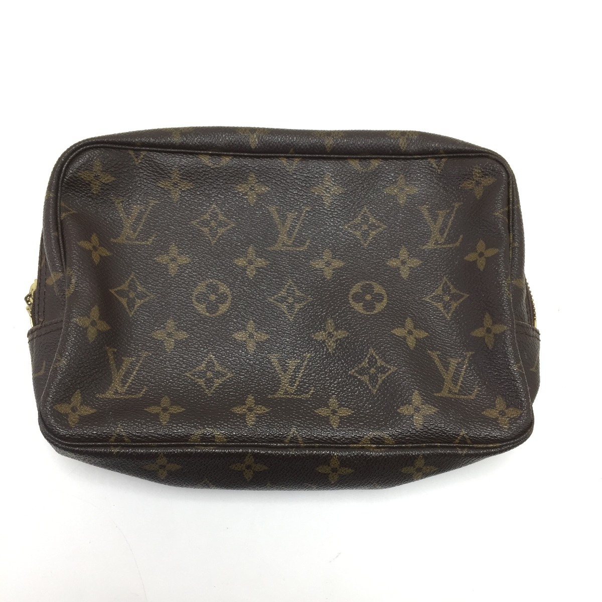 【エントリーポイント10倍｜7/19 20:00-7/26 1:59】【送料無料】【中古】LOUIS VUITTON ルイヴィトン コスメポーチ モノグラム トゥルーストワレット2 中ベタツキあり使用不可 M47524 Dランク｜リサイクルビッグバン店