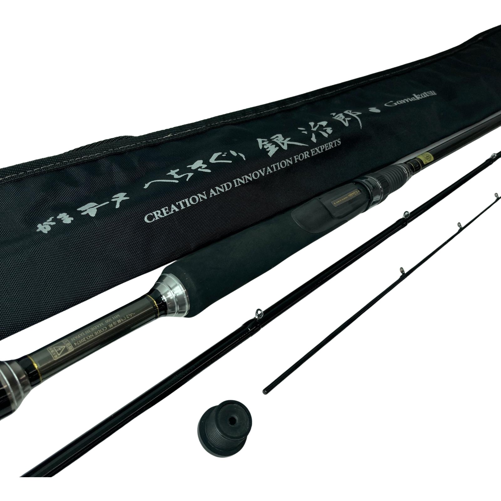 【中古】gamakatu ガマカツ 磯竿 がまチヌへちさぐり銀治郎 MH300 20574 竿袋付 B序列付ける