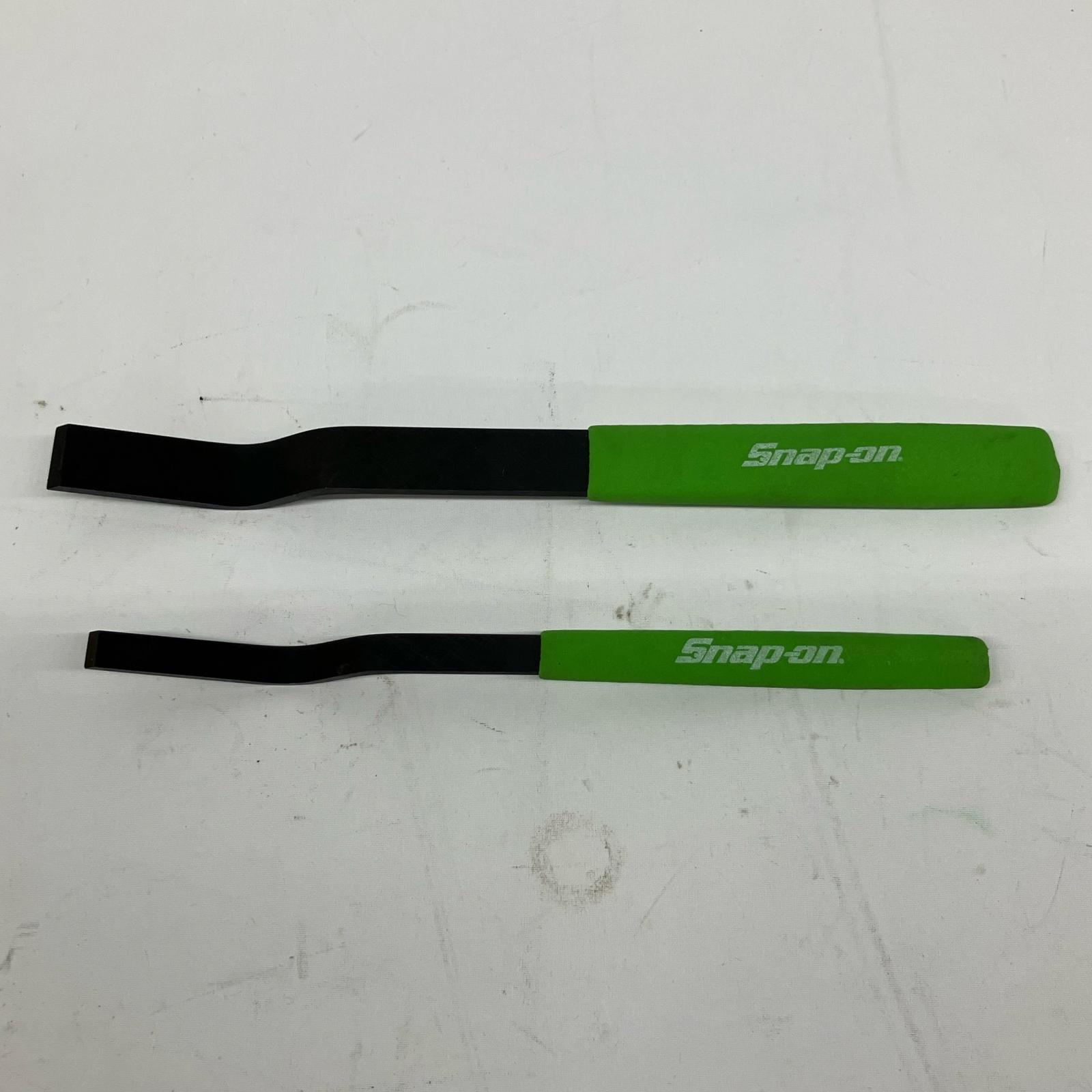 【中古】Snap-on スナップオン カーボンスクレーパー TUBCRSCRAPEM 2本仕掛ける 緑であること B価値づける