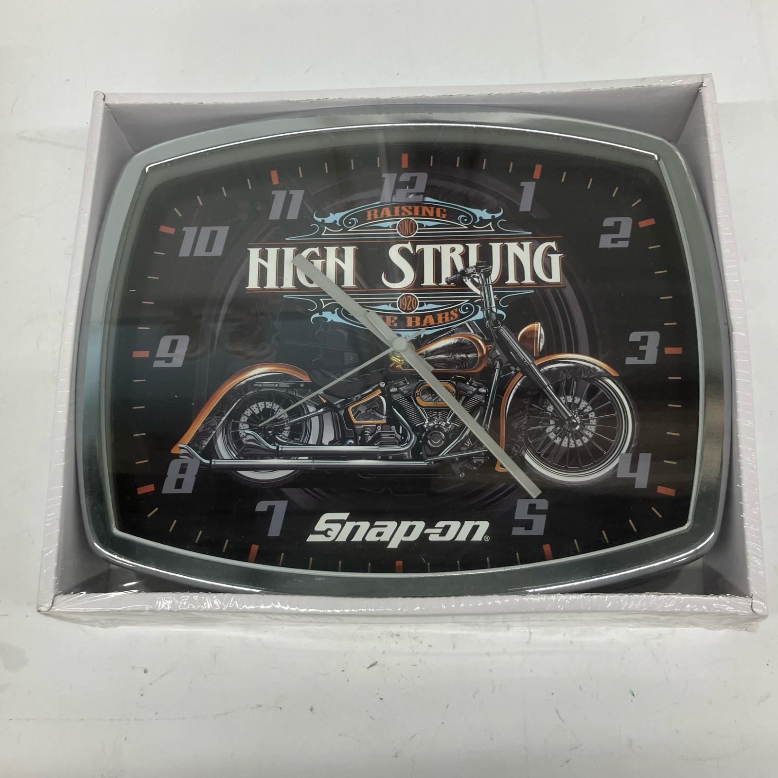 【中古】Snap-on スナップオン 時計 壁掛け バイク Sランク
