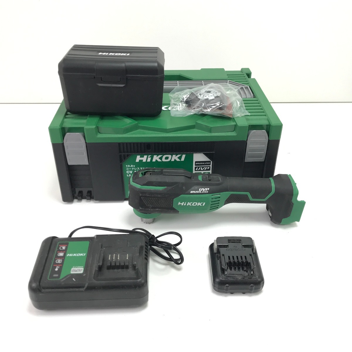 【中古】HiKOKI ハイコーキ マルチツール CV12DB グリーン Bランク