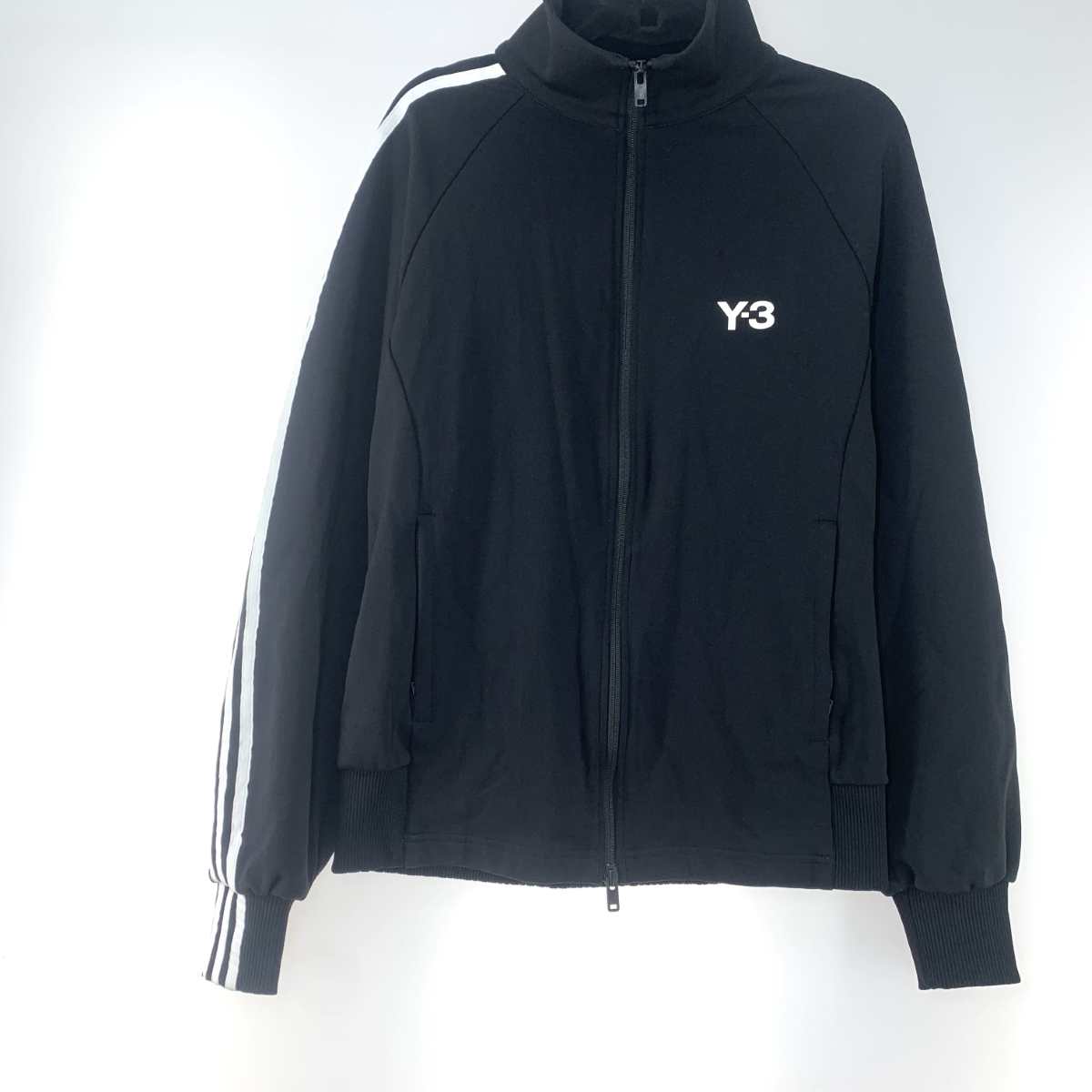 【中古】adidas アディダス メンズ衣料 SIZE M トラックジャケット JF0668 ブラック Bランク