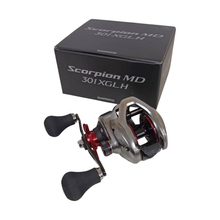 【中古】SHIMANO シマノ 043603 釣り用品 リール ベイトリール 21スコーピオンMD301XGLH 程度B Bランク
