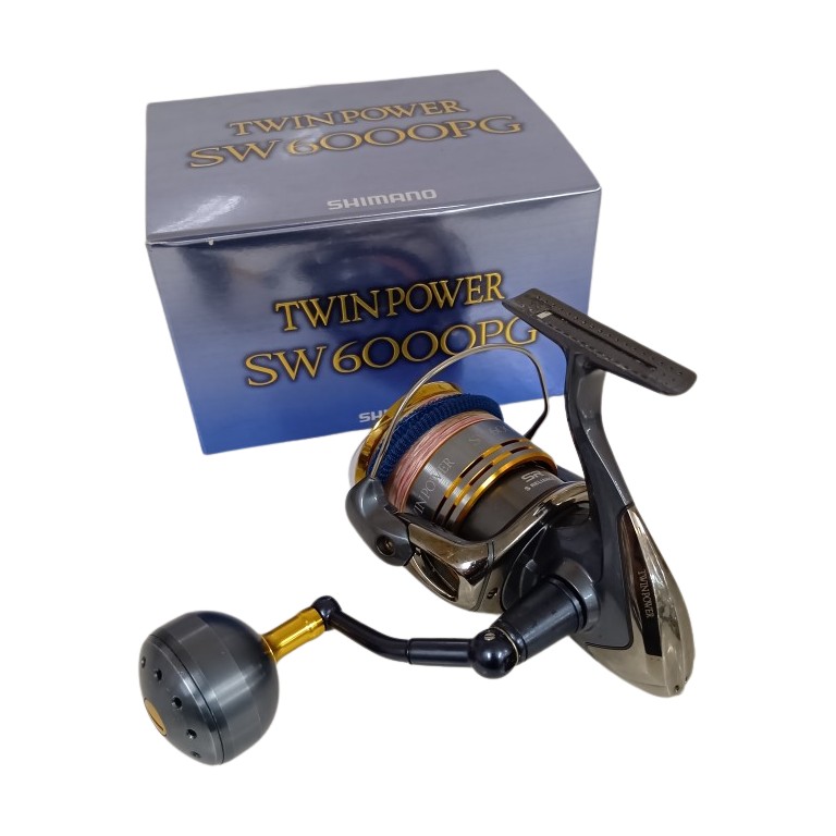 【中古】SHIMANO シマノ 02329 釣り用品 リール スピニングリール 09ツインパワーSW 6000PG キズ有 程度B Bランク 20,988円