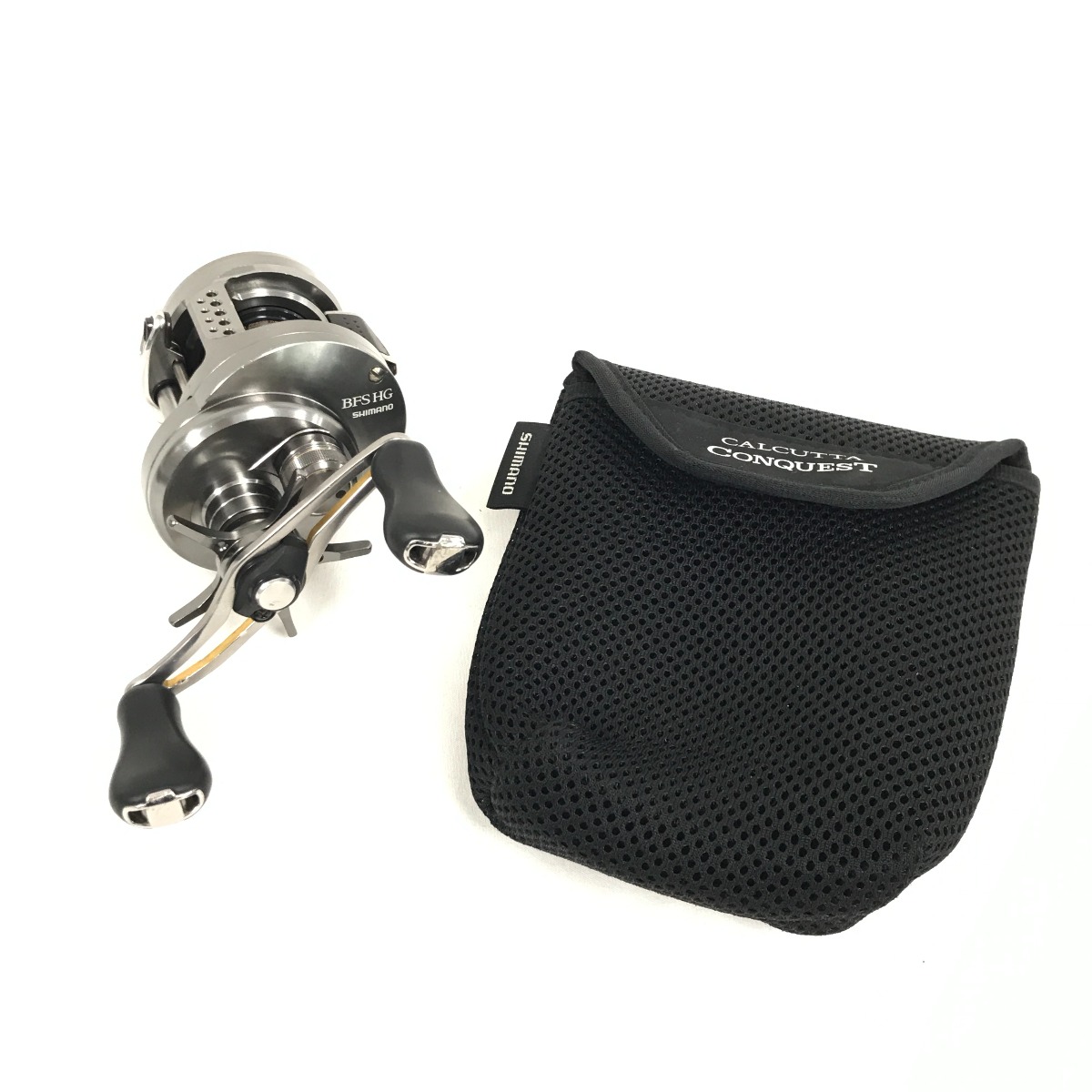 【中古】SHIMANO シマノ ベイトリール 17カルカッタコンクエストBFS 容れもの付 03676 B序列付ける