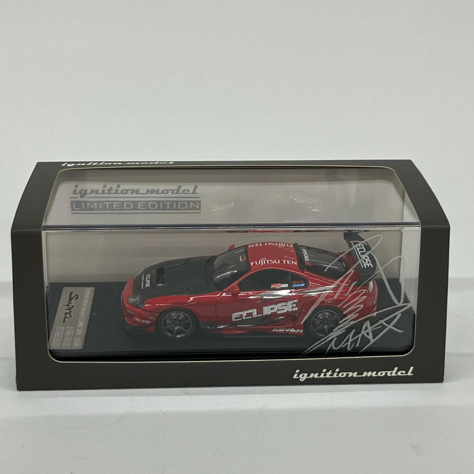 【中古】 ミニカー 1/43 IG1977 イグニッションモデル トヨタ スープラ JZA80 織戸  Ver.2 Red  S序列付ける