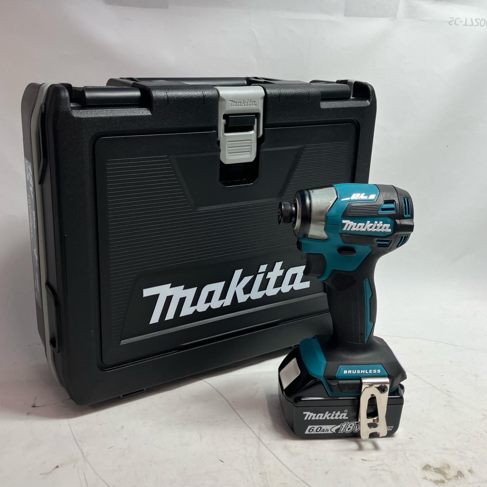 【中古】MAKITA マキタ TD173DRGX ブルー 未使用品(S) 充電器・充電池2個・ケース付 コードレス式 18v 772747 Sランク