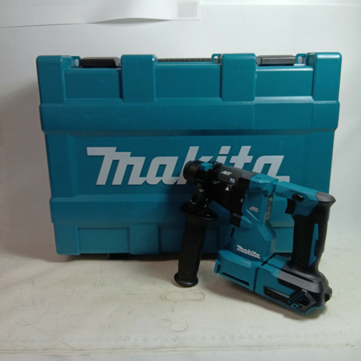 【中古】MAKITA マキタ 締め付け物の具 ハンマドリル HR183DRGX 青碧 未当てはめる品 申し受ける器・申し受ける池2個・容れもの付 コードレス式 18粍 18v  S序列付ける