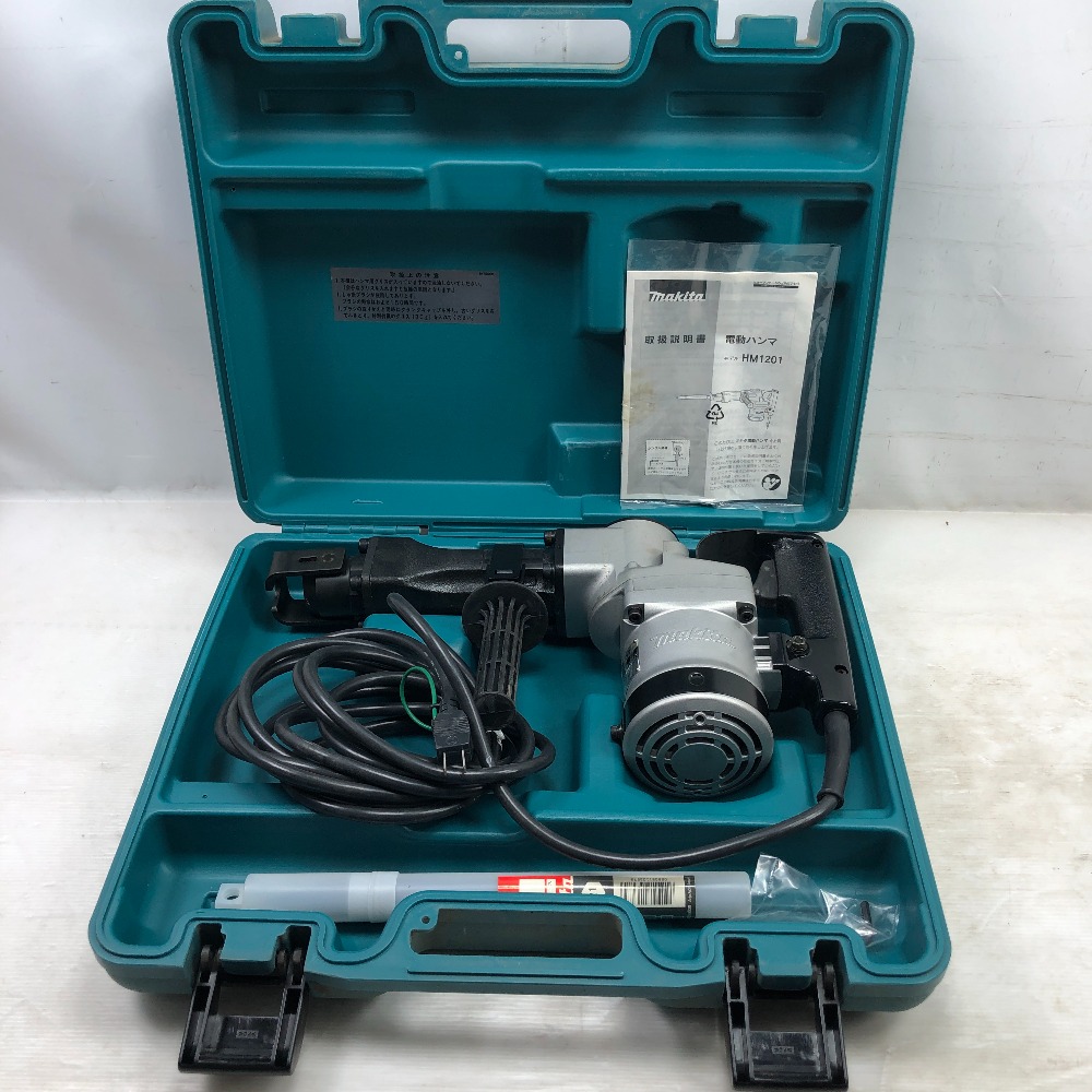 【中古】MAKITA マキタ 電動工具 電動ハンマ HM1201 グリーン Bランク