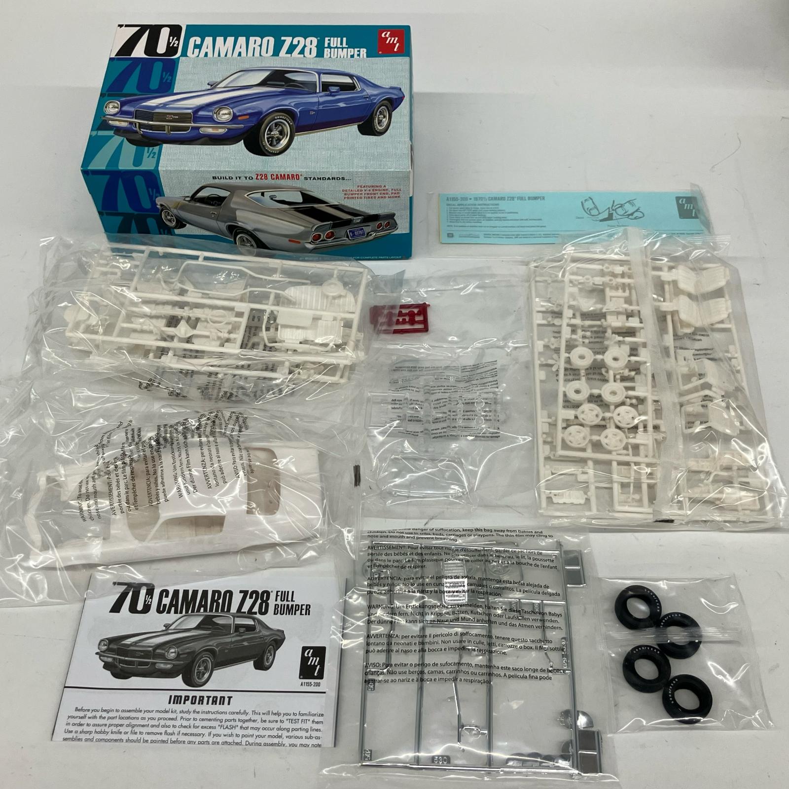 【中古】 AMT 1/25 1977 カマロ Z28 フルバンパー プラモデル Sランク