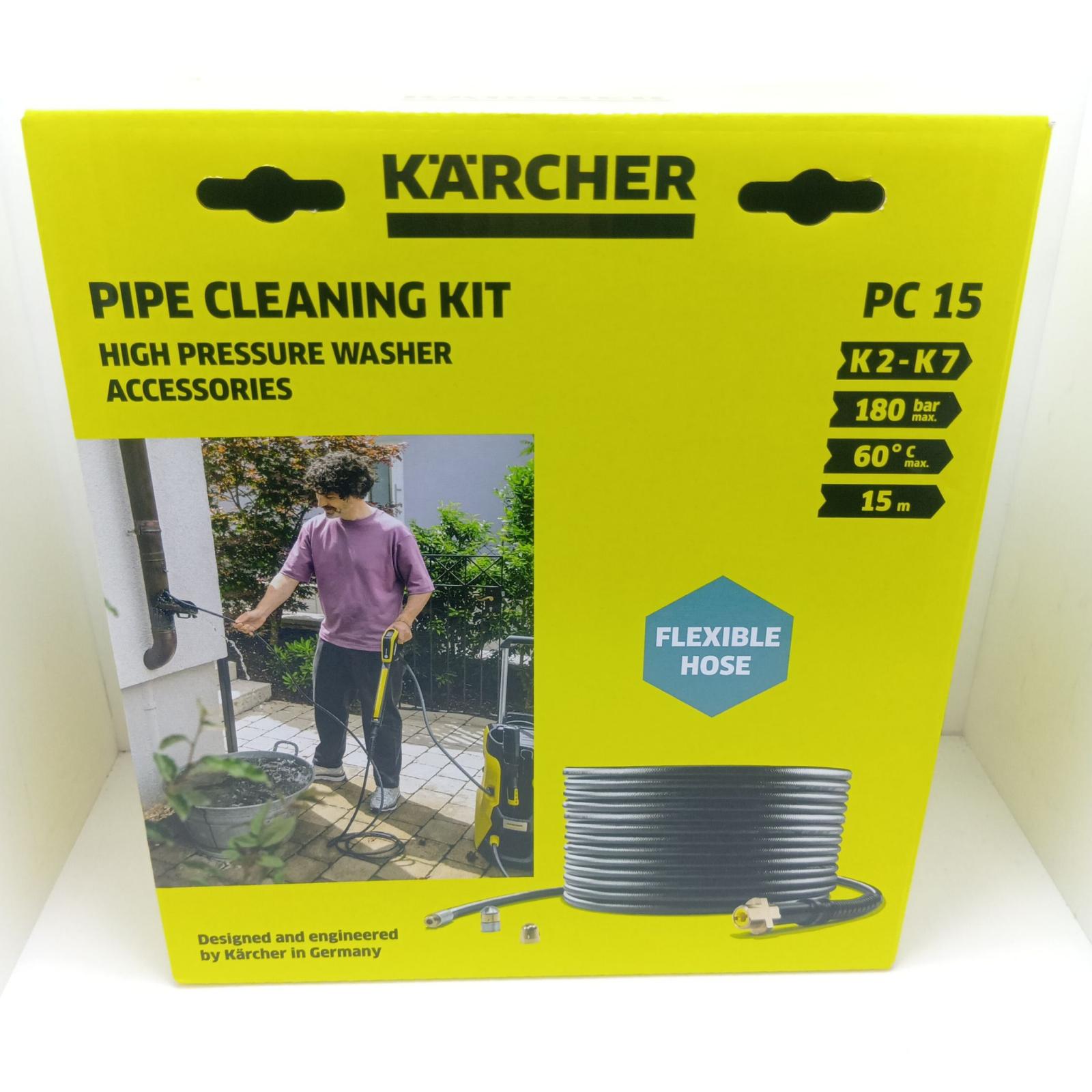 【中古】KARCHER ケルヒャー パイプクリーニングキット　未使用品 PC15 Sランク