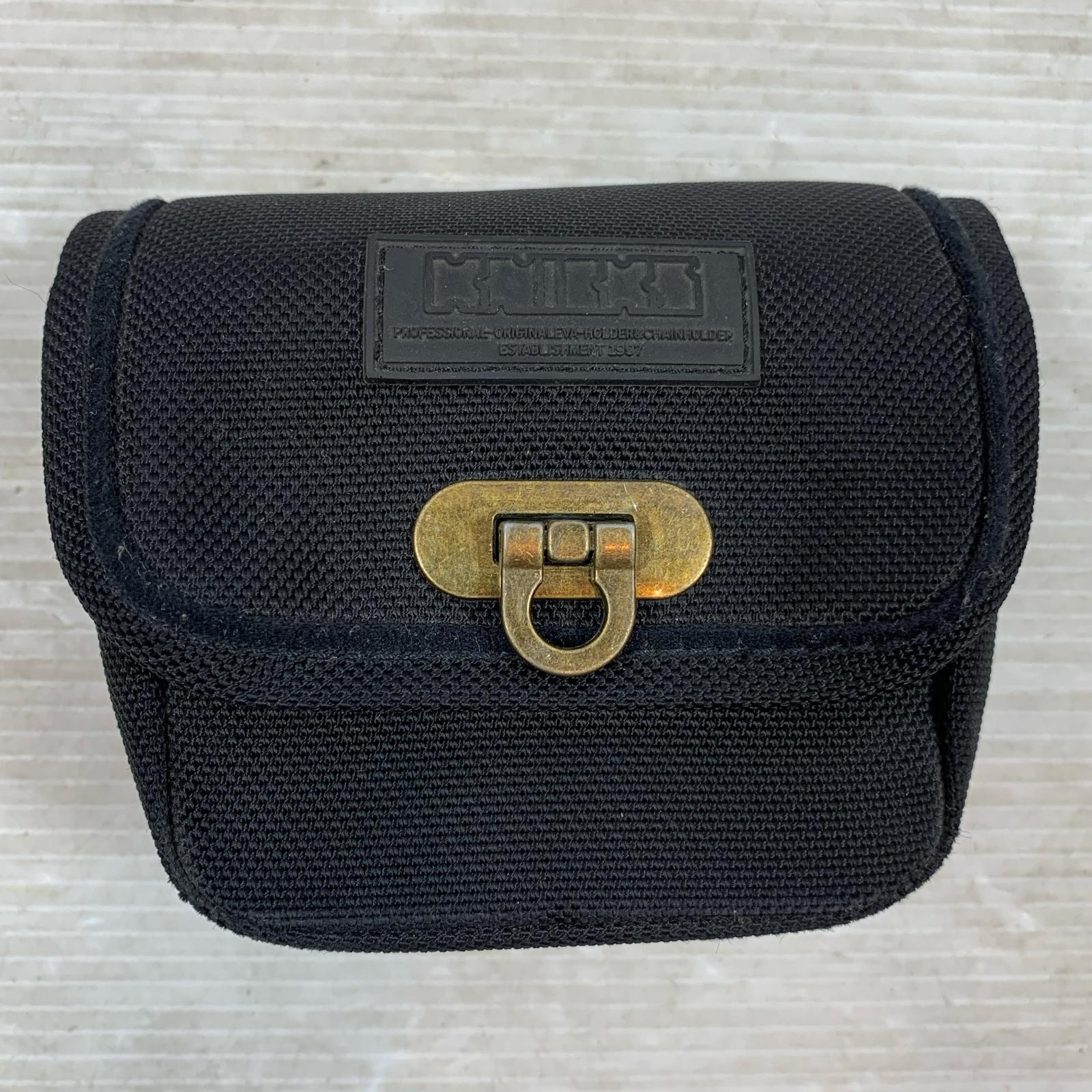【中古】KNICKS 工具関連用品 小物ポーチ 黒タグ ブラック Aランク