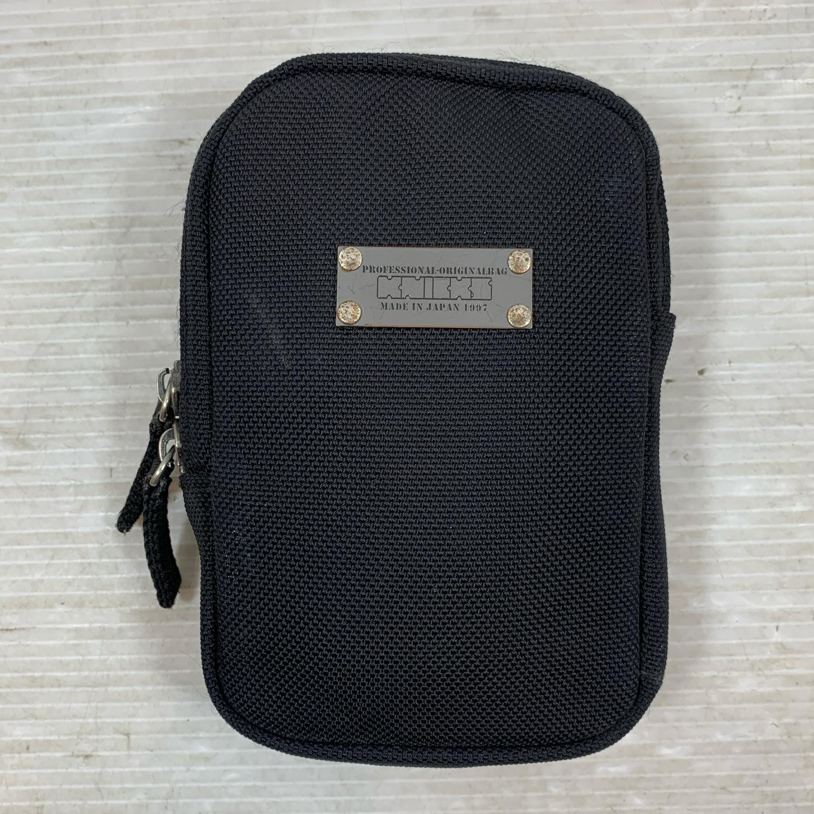 【中古】KNICKS 物の具かかわり合い装置 小物合財袋 黒いこと B序列付ける