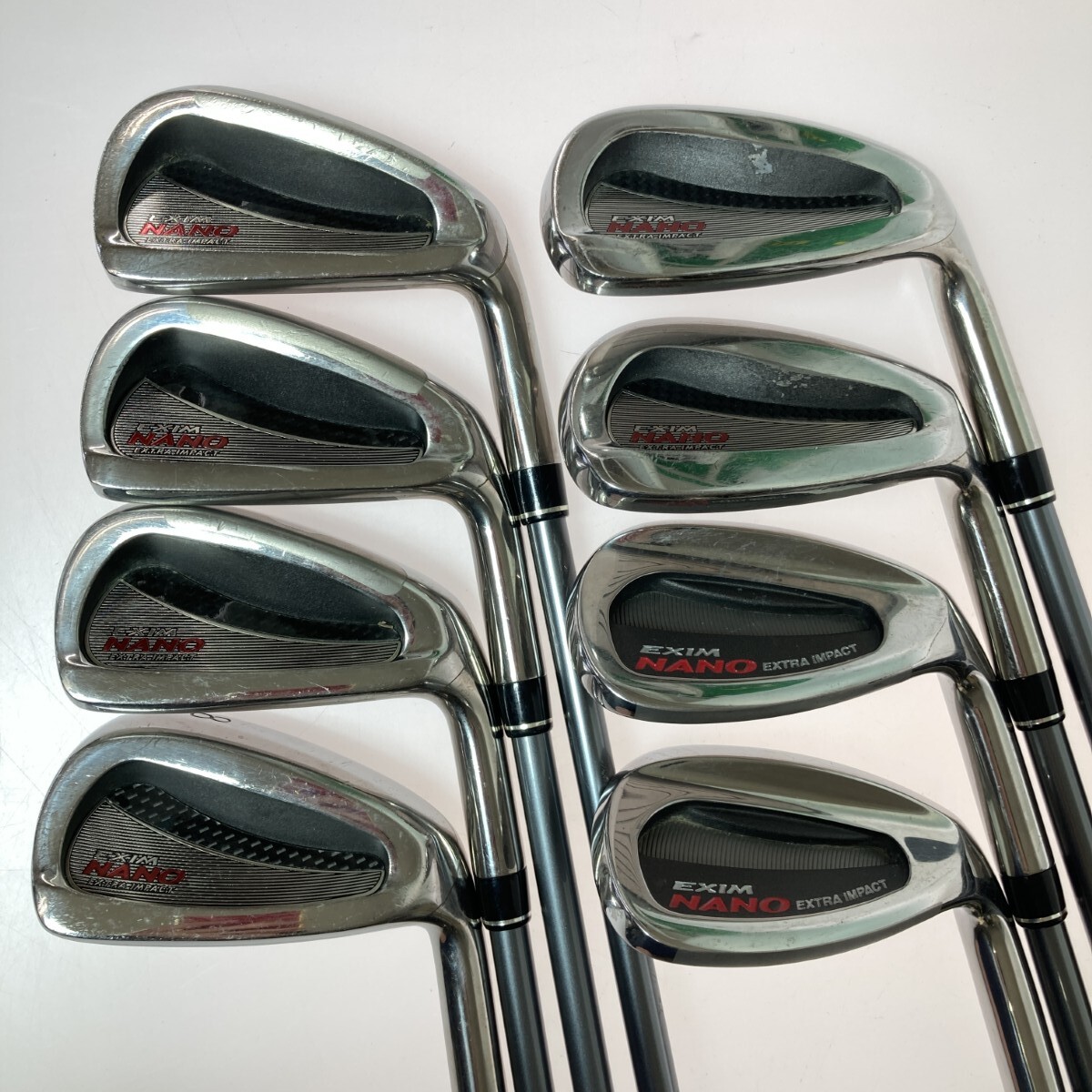 【中古】maruman マルマン EXIM NANO EXTRA IMPACT 5-9.P.A.S 8本 アイアン仕掛ける C序列付ける