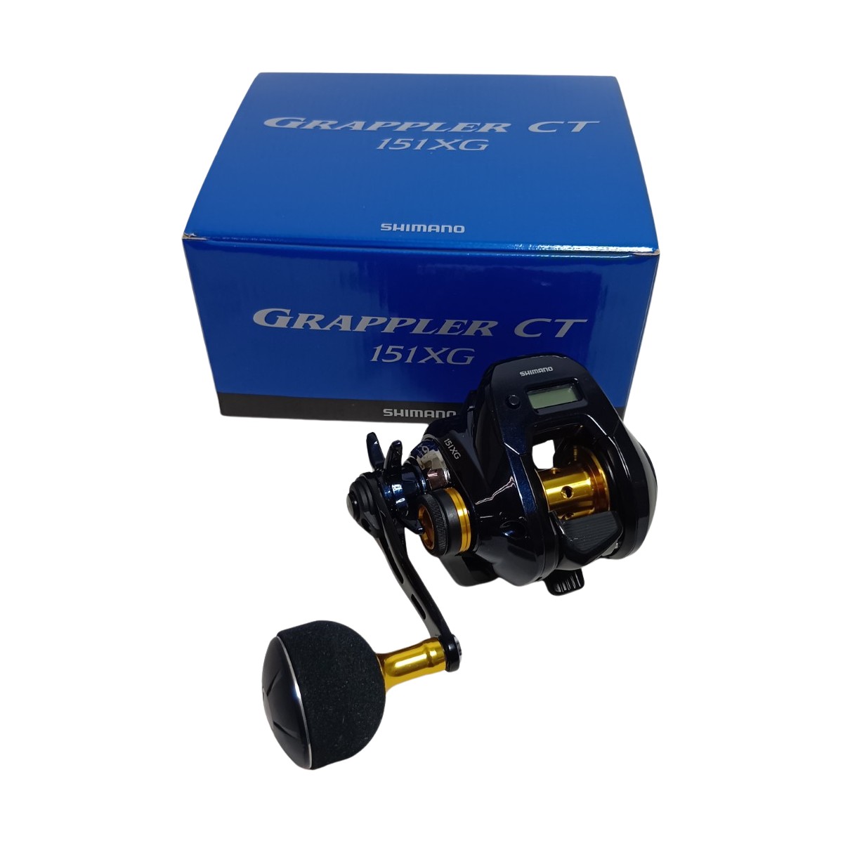 【中古】SHIMANO シマノ 魚釣り装置 木管 ベイトリール 04038 19グラップラーCT 151XG 座標軸A B序列付ける