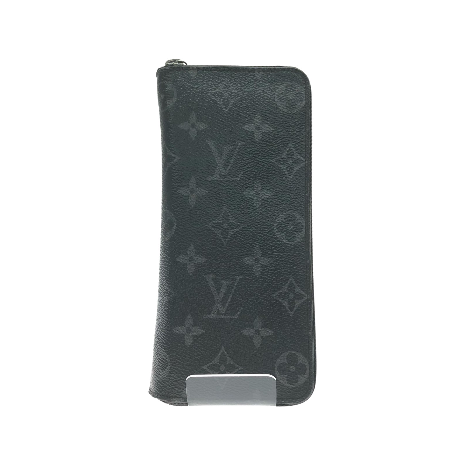 【中古】LOUIS VUITTON ルイヴィトン メンズ 長紙入れ ジッピーウォレット ヴェルティカル モノグラム・エクリプス M62295 黒いこと B序列付ける