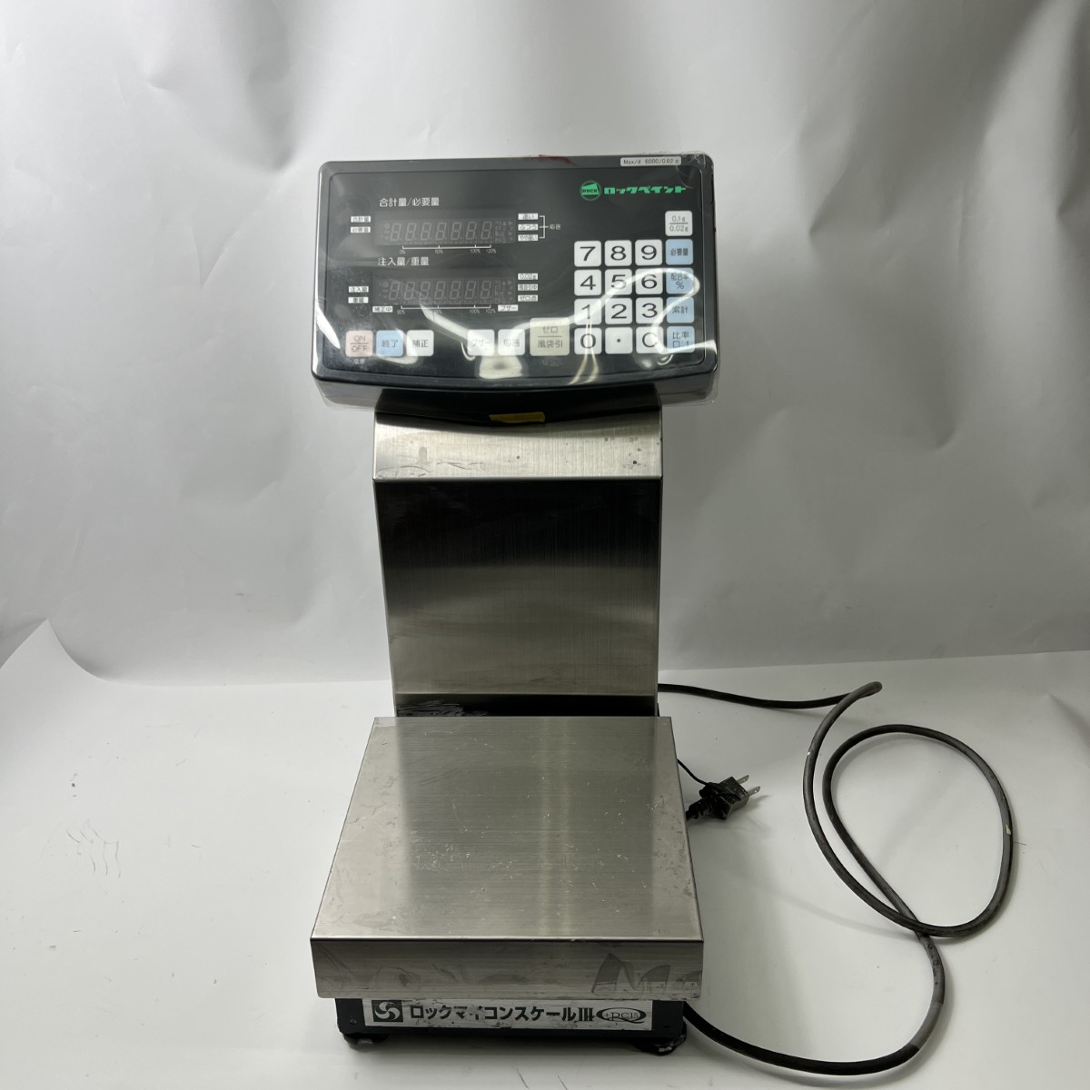【中古】ロックペイント ロックマイコンスケール3 音叉振りまわす式 えの具称量 HSR2-6000 現況乗り合い船 ジャンク品 D序列付ける