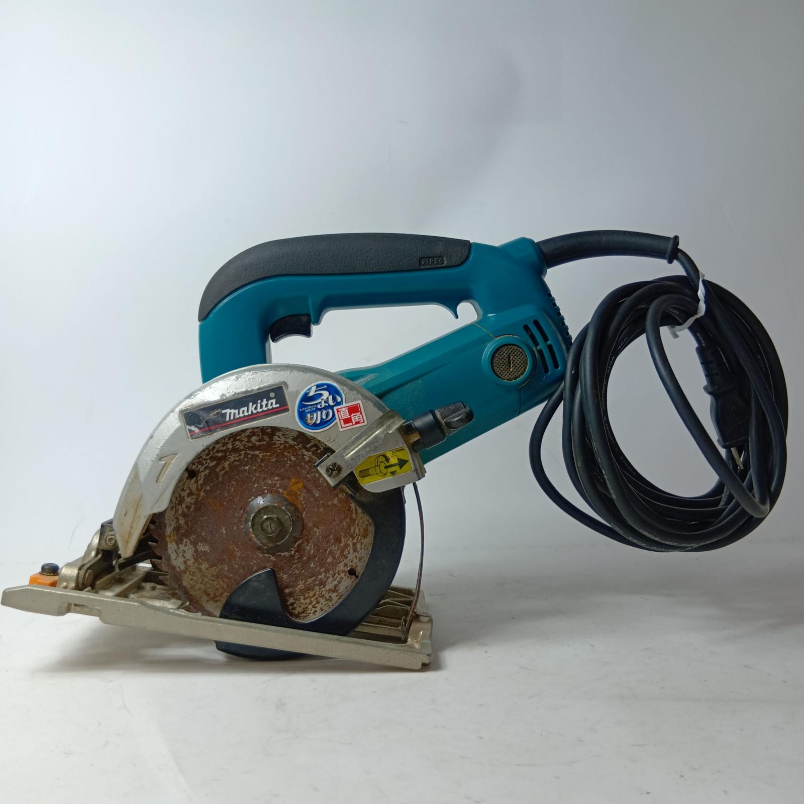 【中古】MAKITA マキタ 丸ノコ 5210L ブルー 本体のみ コード式 125mm 100v Cランク