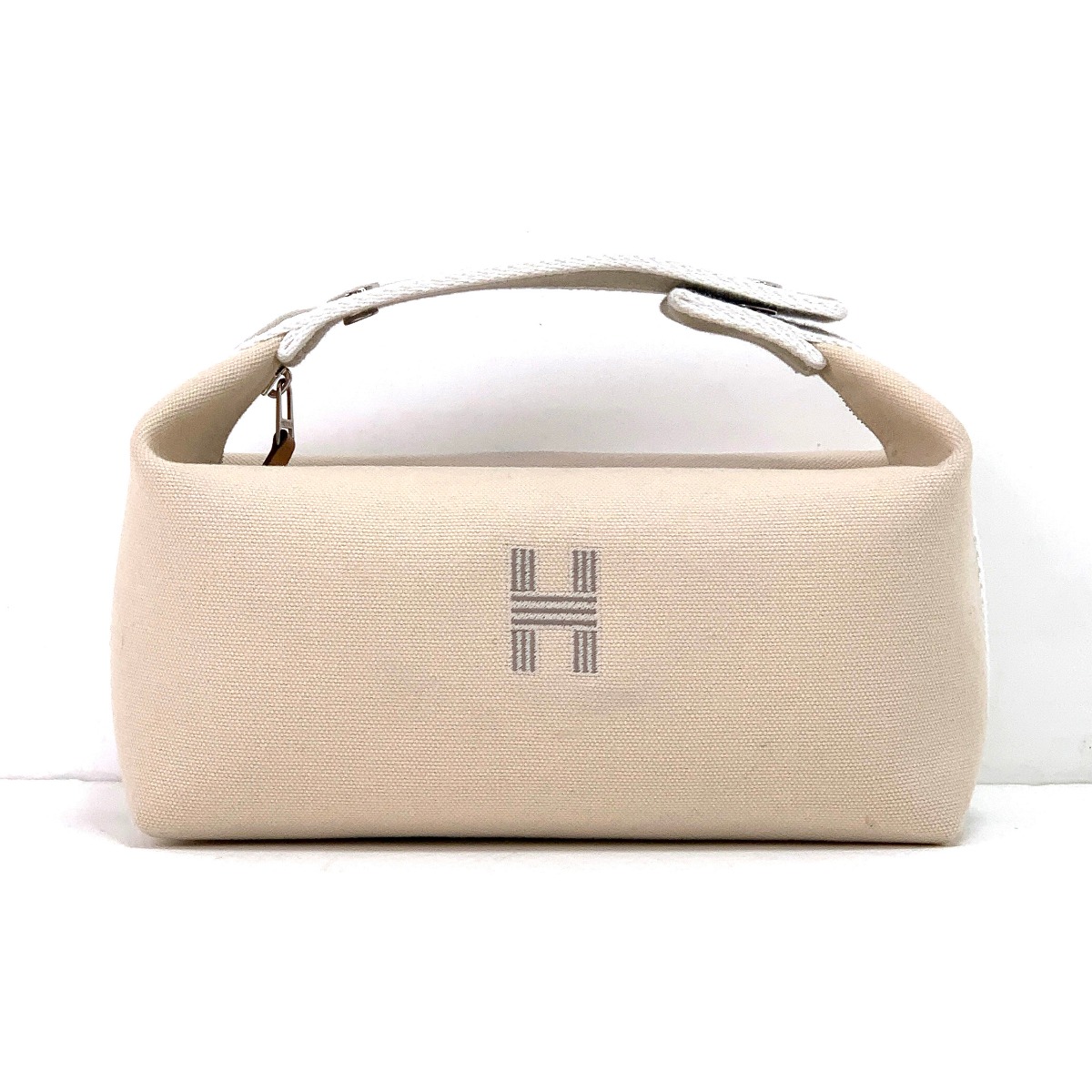 【中古】HERMES エルメス ブリッド ア 黒いことPM 付属物合切袋 ベージュ B位置づける