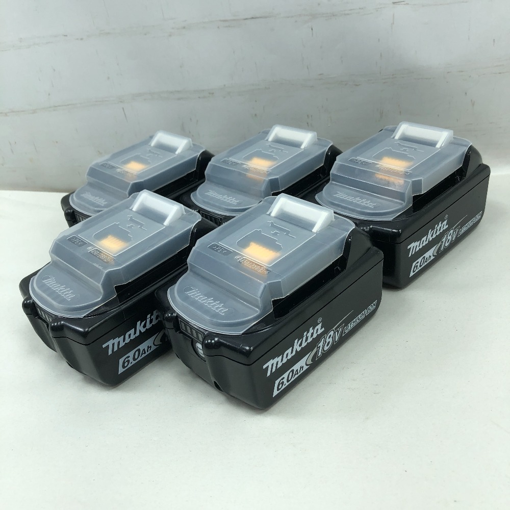 【中古】MAKITA マキタ 物の具かかわり合い装置 乾電池 5個書き割り 未当て嵌める品(S) 本体のみ BL1860B 黒いこと S位置づける