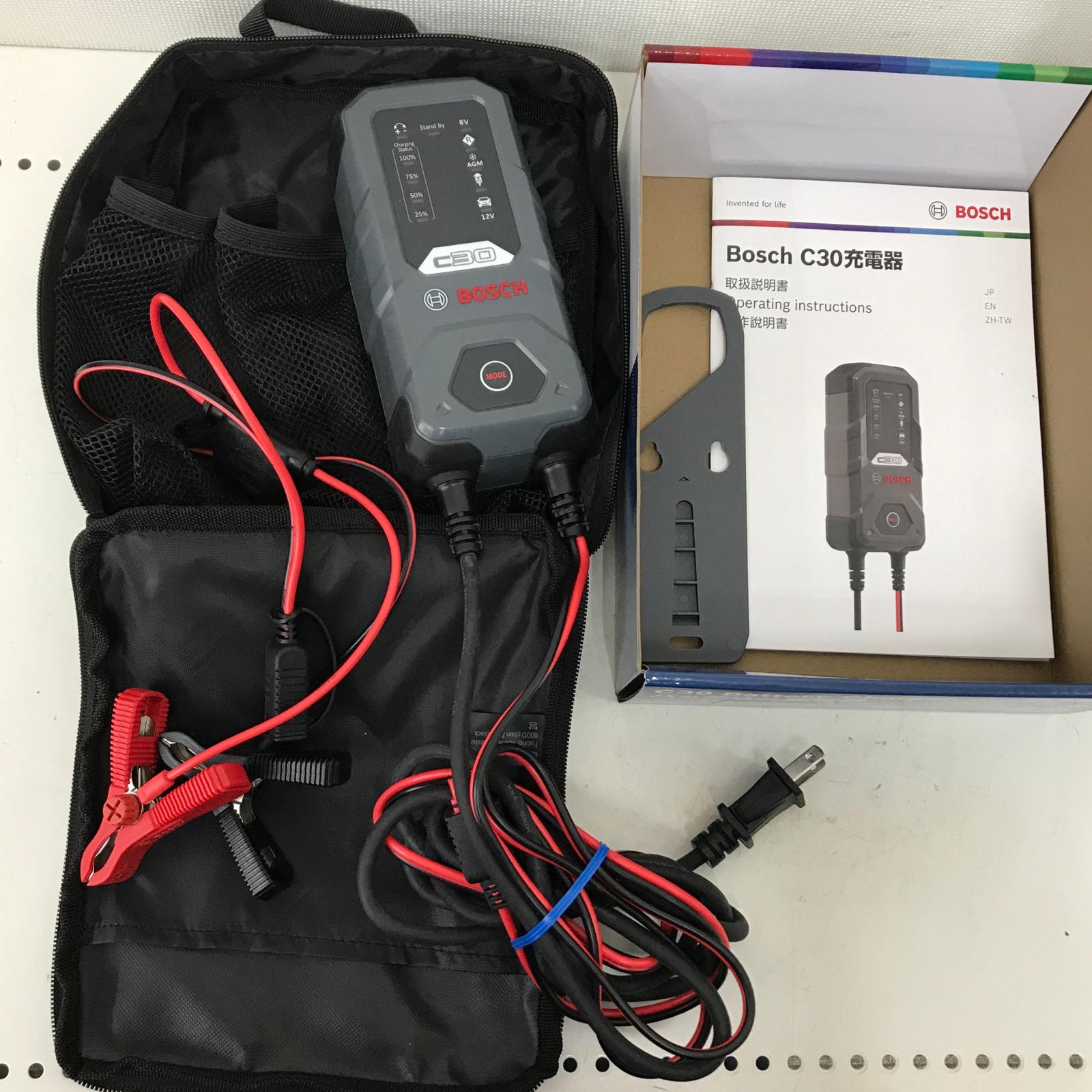 【中古】BOSCH ボッシュ 物の具 バッテリーチャージャー C30 S位置づける