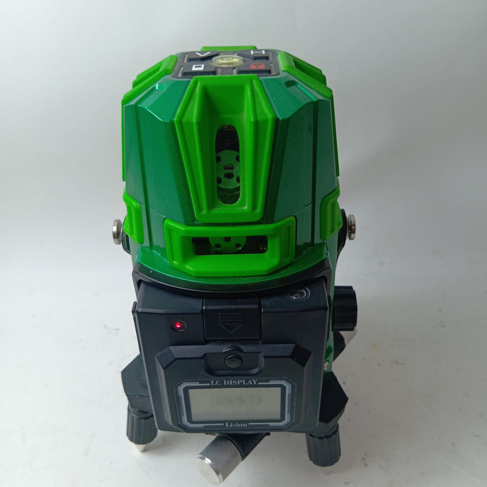 【中古】TAKAGI 緑であることレーザ墨出し器 盛りだくさん伝達ルート TGL-9PN 緑であること 受光器・乾電池・容れもの付 B位置づける