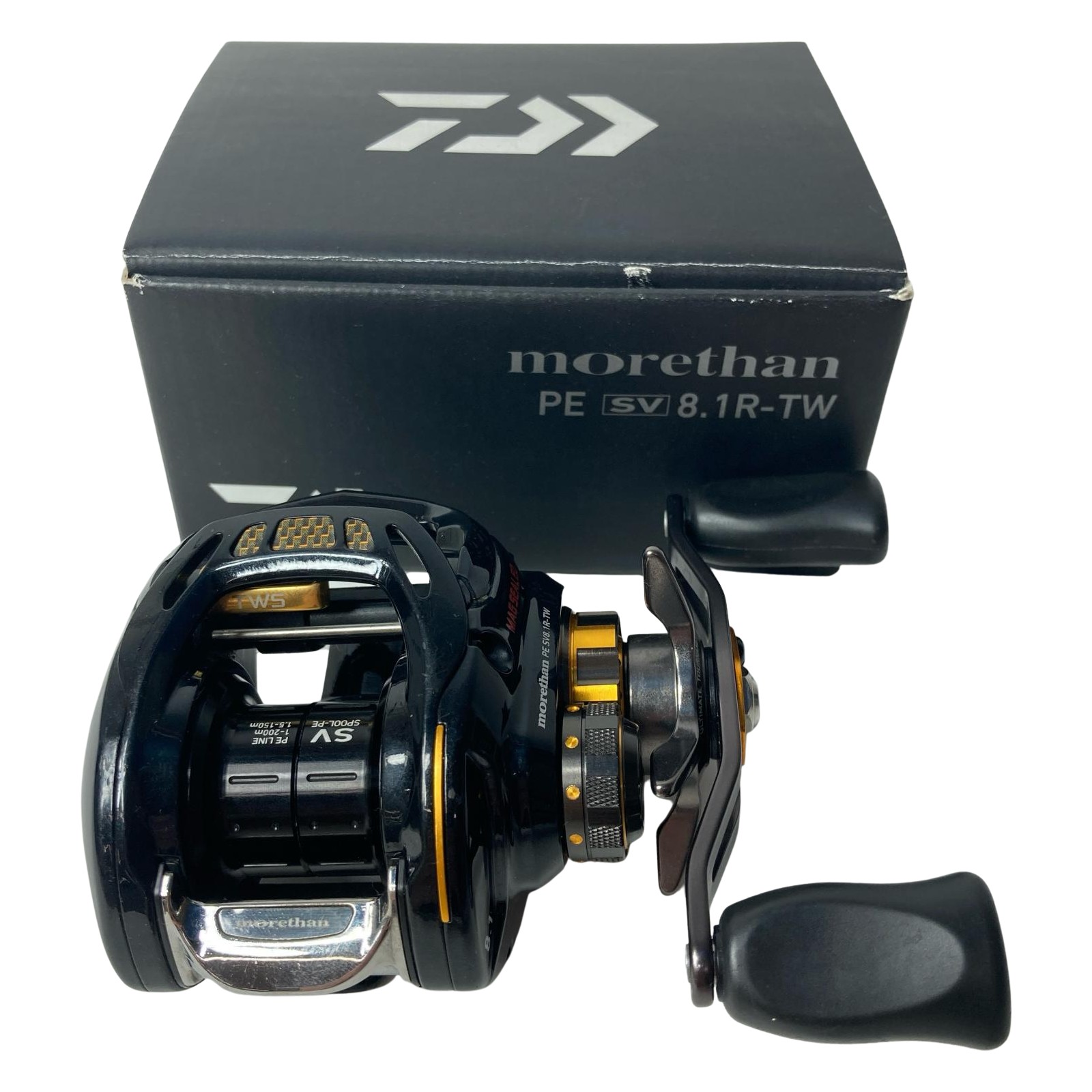 【中古】DAIWA ダイワ ベイトリール モアザン PESV8.1R-TW  00613460 箱付き添い人 B位置づける