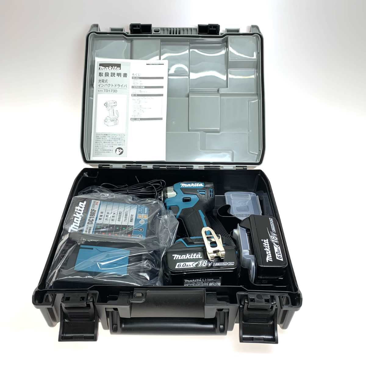 【エントリーポイント10倍｜7/19 20:00-7/26 1:59】【送料無料】【中古】MAKITA マキタ 締付工具 インパクトドライバ TD173DRGX ブルー Sランク｜リサイクルビッグバン店