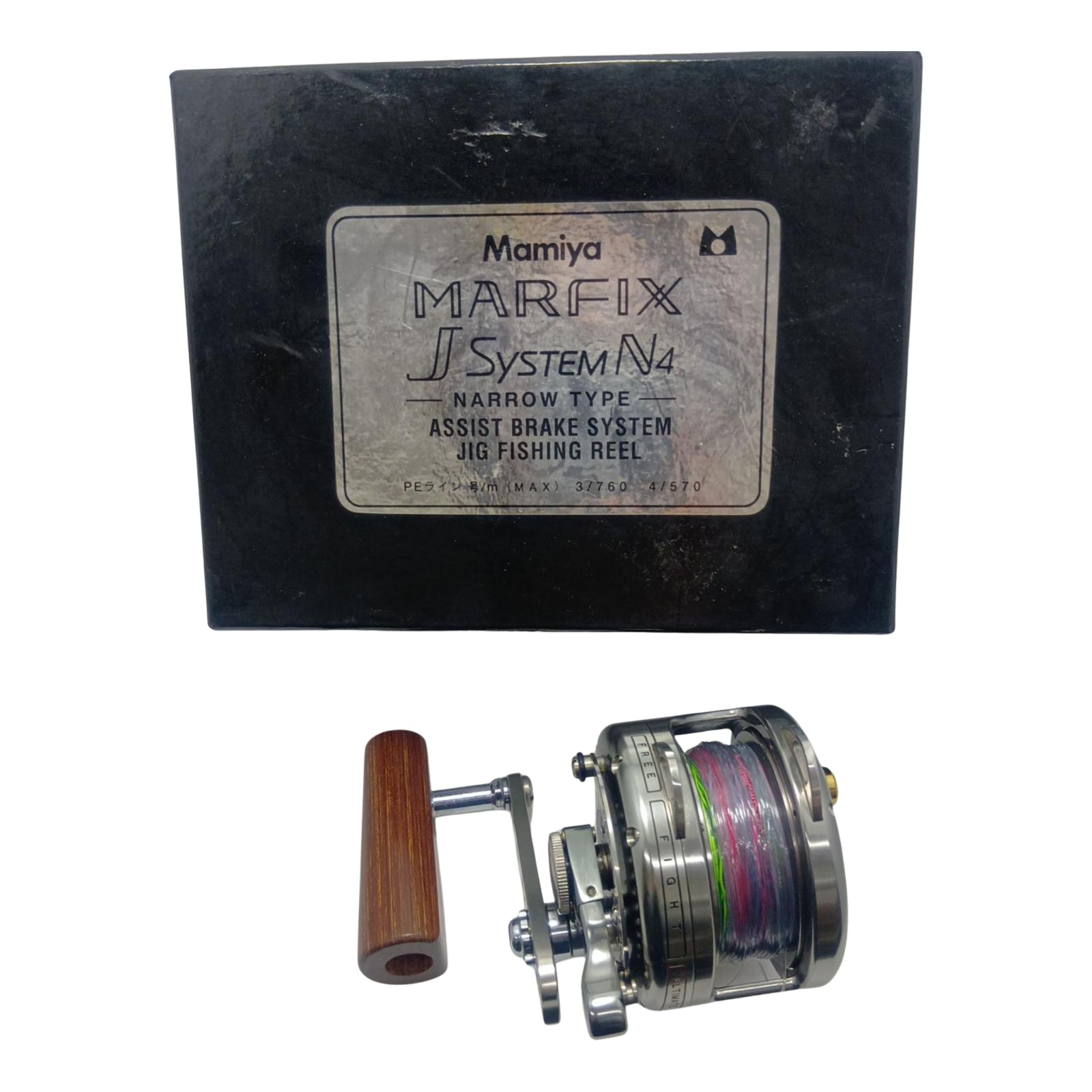 【中古】Mamiya-OP ベイトリール マーフィックス Jシステム N4 程度A サイレント Bランク｜リサイクルビッグバン店