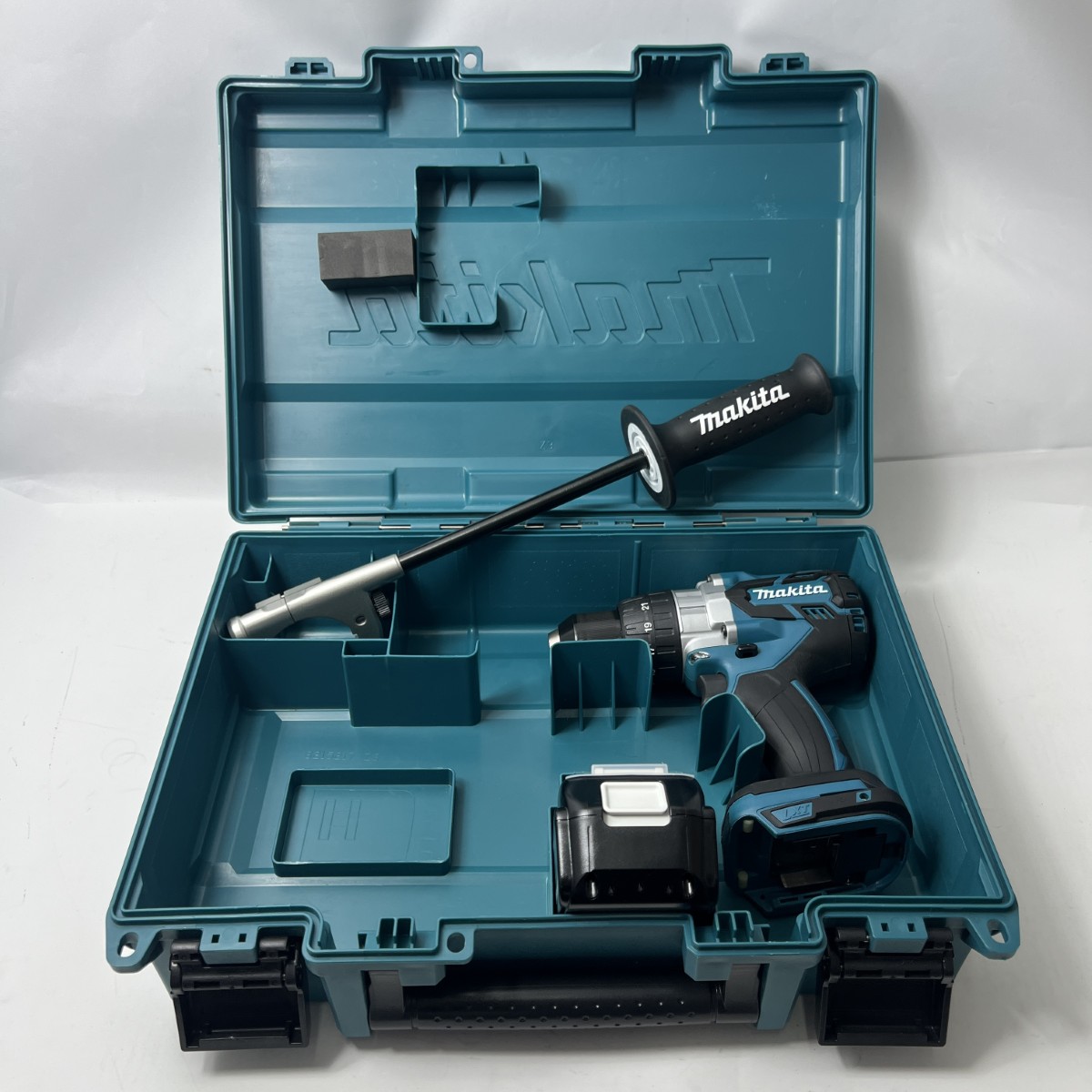 【中古】MAKITA マキタ 18V 申し受ける式 毛はらい受け答え 振りまわす ドリルドライバ XPH07 申し受ける池1個付 B位置づける