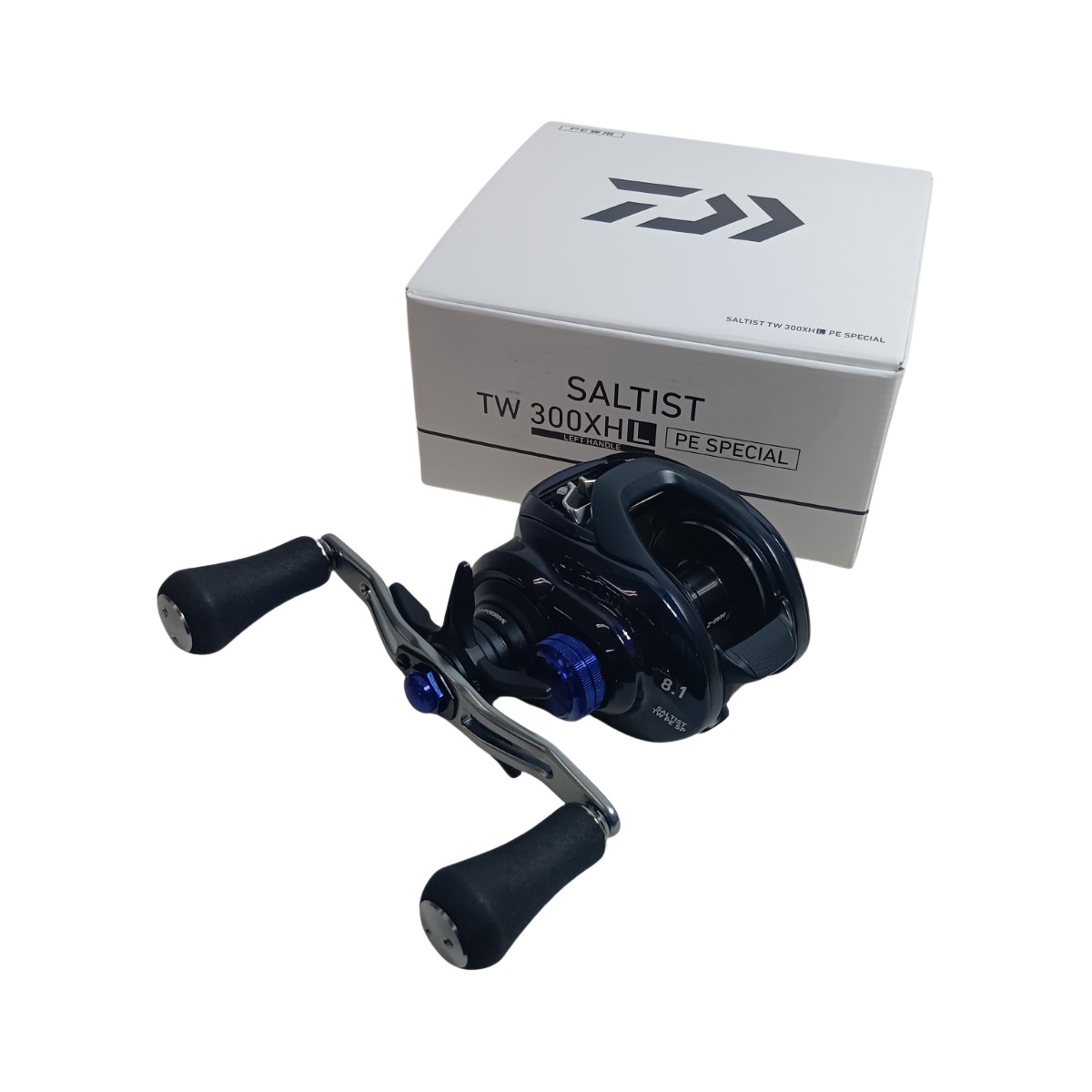 【中古】DAIWA ダイワ 00631039 魚釣り装置 木管 ベイトリール ソルティスト TW300XH L 座標軸A A序列付ける