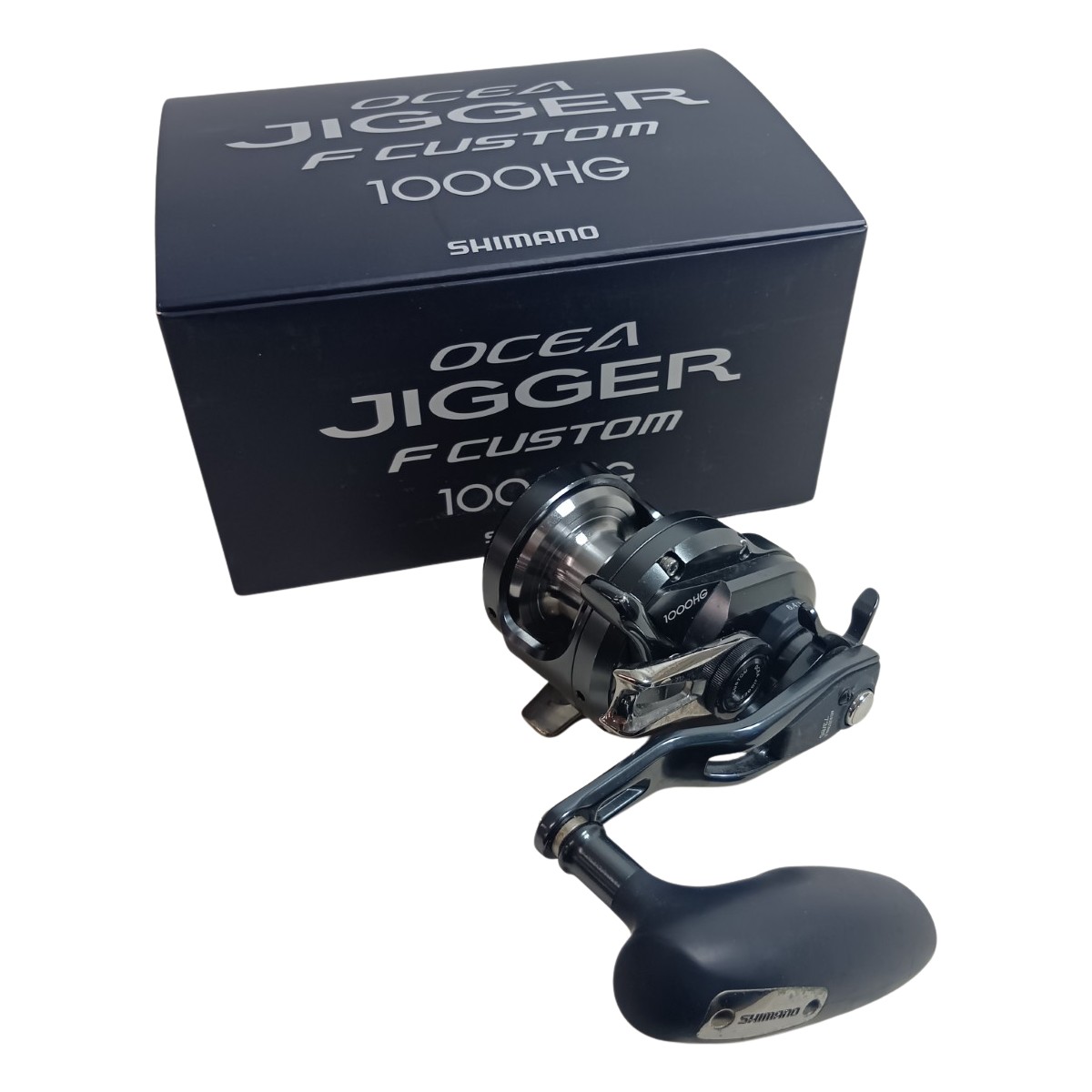 【中古】SHIMANO シマノ 04000 つり銭装置 木管 ベイトリール オシアジガーFC 1000HG キズ有 度合いB B位置づける