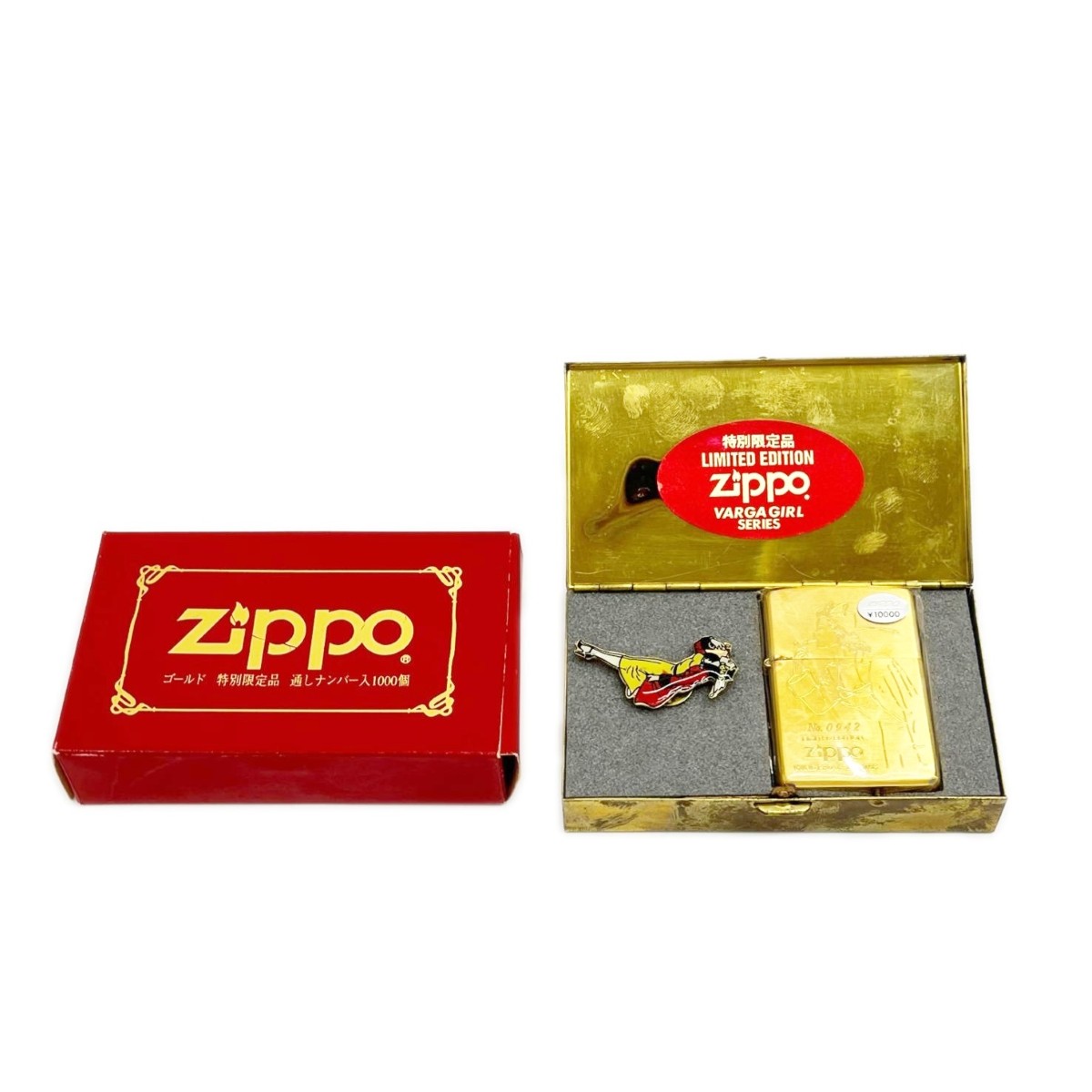 【中古】ZIPPO ジッポー 点火装置 リミテッドエディション VARGA GIRL バルガガール 入れもの・箱付き添い人 A価値づける