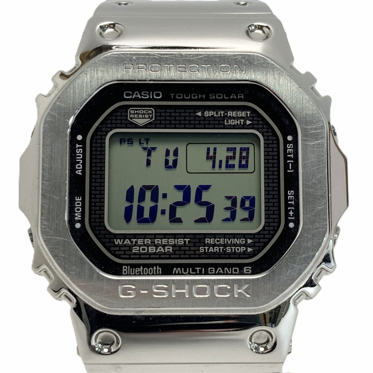 【中古】CASIO カシオ G-SHOCK 盛りだくさん金属元素 5000つづき物 GMW-B5000D-1JF 電磁波ソーラー メンズ ウォッチ B価値づける