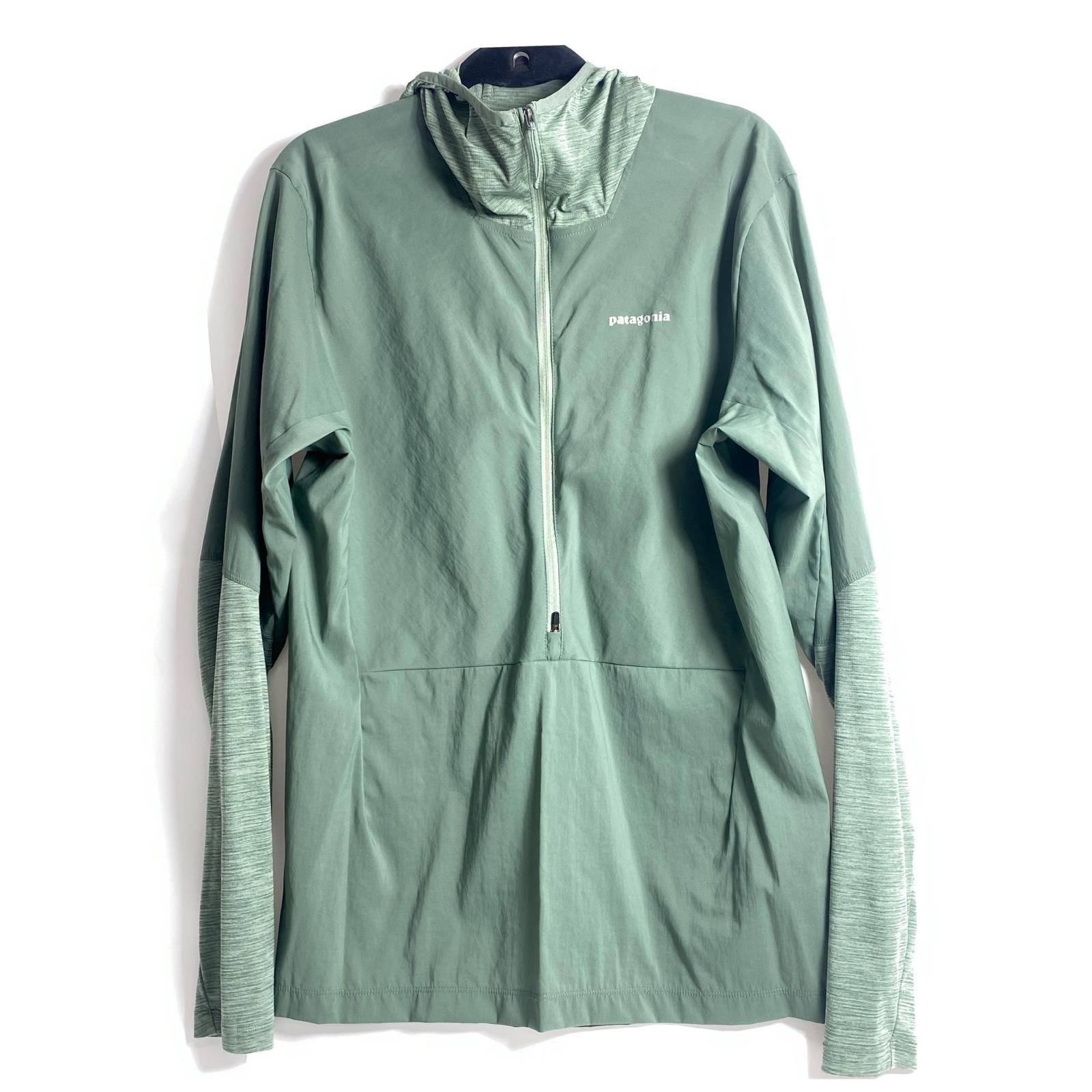 【エントリーポイント10倍|7/19 20:00-7/26 1:59】【送料無料】【中古】Patagonia パタゴニア エアシェッドプロプルオーバー M グリーン STY24191 Bランク|リサイクルビッグバン店