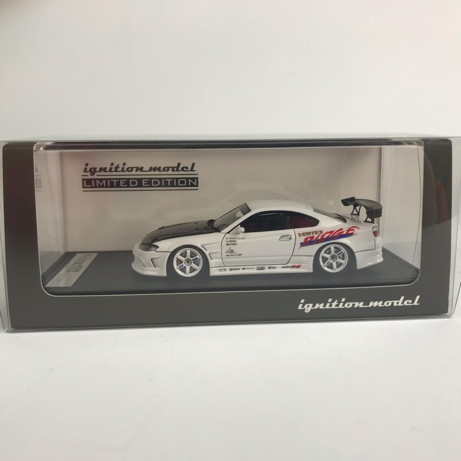 【中古】 イグニッションモデル 1/43 VERTEX S15 シルビア White With Engine 2134 A位置づける