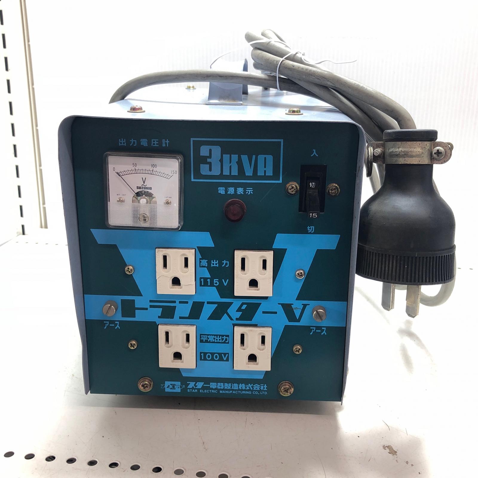【中古】はやりっ子電器 変圧器 STV-3000 B序列付ける