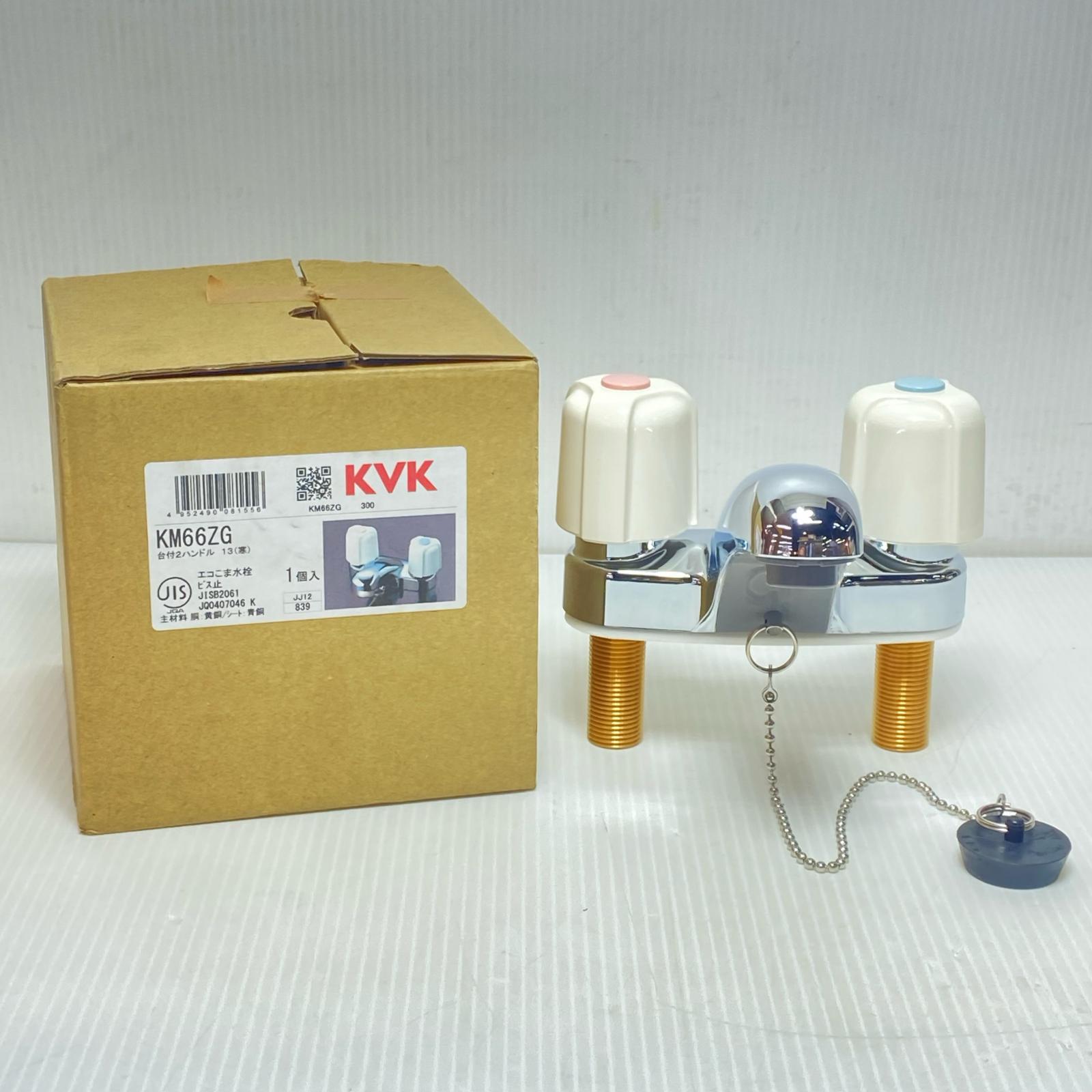 【中古】KVK 洗面用2手持ち部分雑ぜ合わせる栓 未当て嵌める品(S) KM66ZG S位置づける