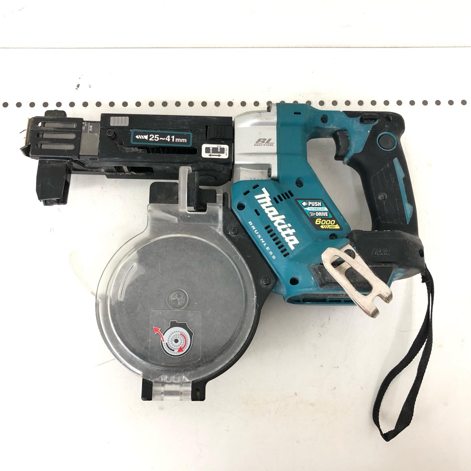 【中古】MAKITA マキタ 電動物の具 コードレス式 18V 申し受ける式オートパックスクリュードライバ 本体のみ FR451D 青碧 B序列付ける