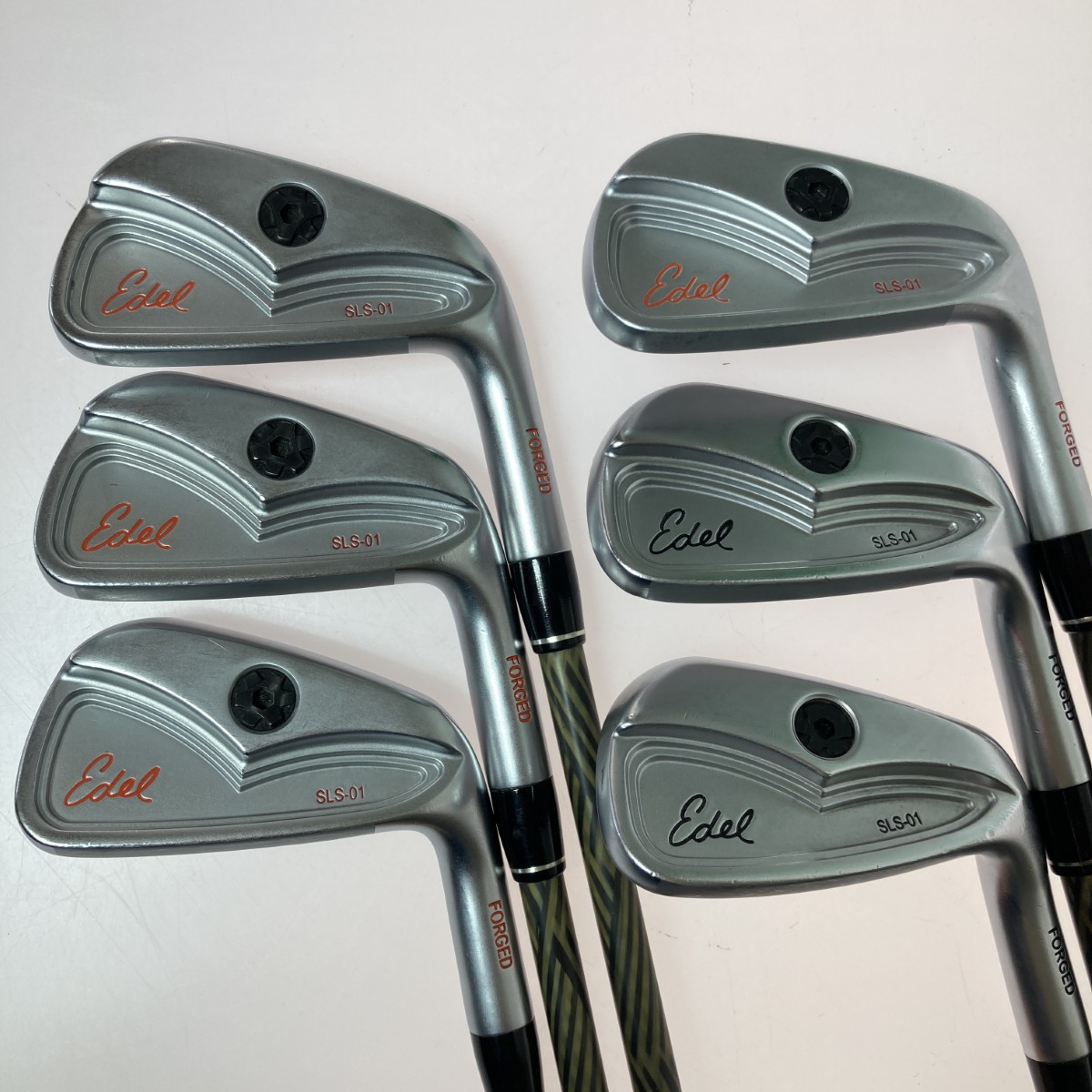 【エントリーポイント10倍｜7/19 20:00-7/26 1:59】【送料無料】【中古】Edel Golf イーデル SLS-01 5-9.P 6本 アイアンセット リシャフト インチカット Cランク｜リサイクルビッグバン店