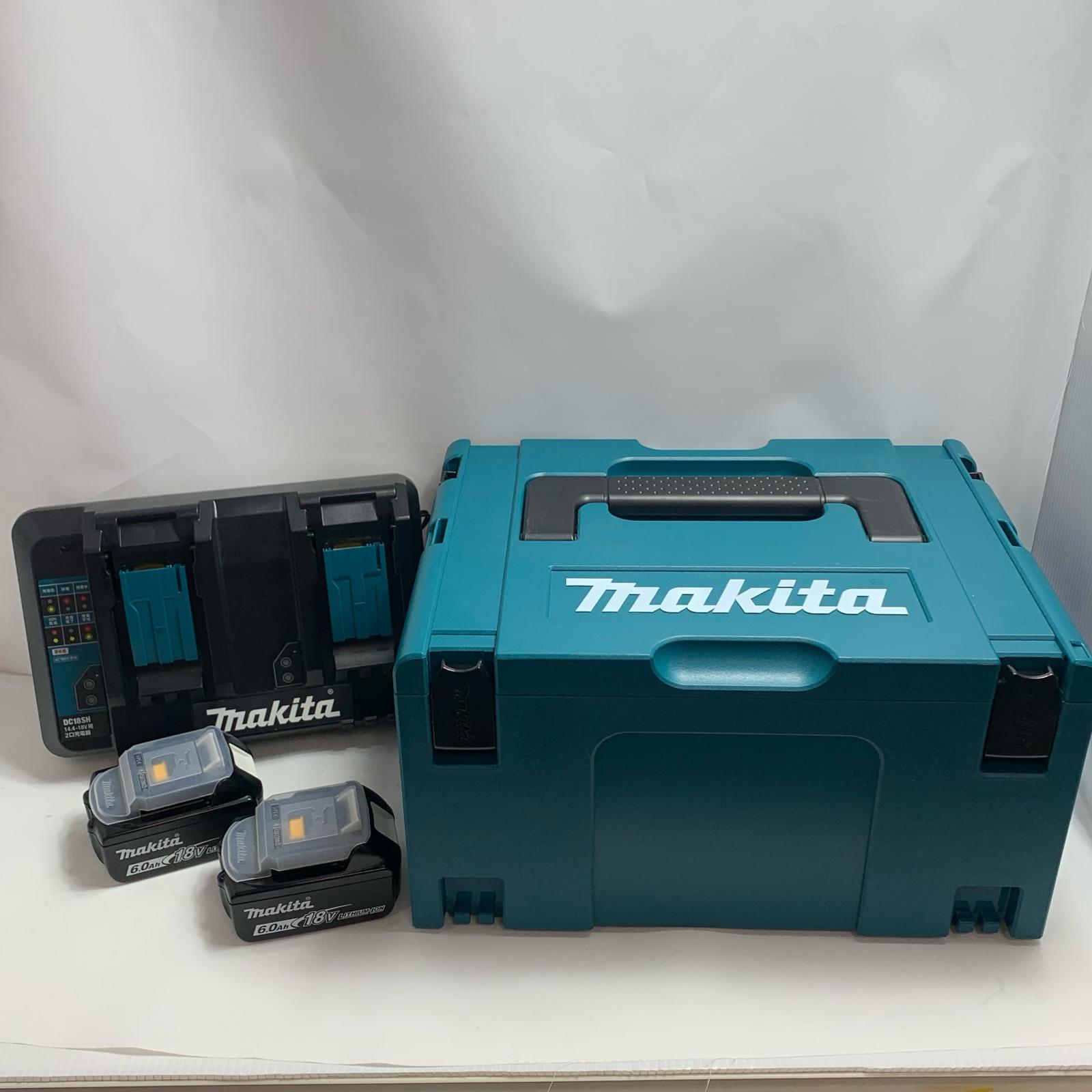 【中古】MAKITA マキタ 独居室2個付  DC18SH 黒いこと A位置づける