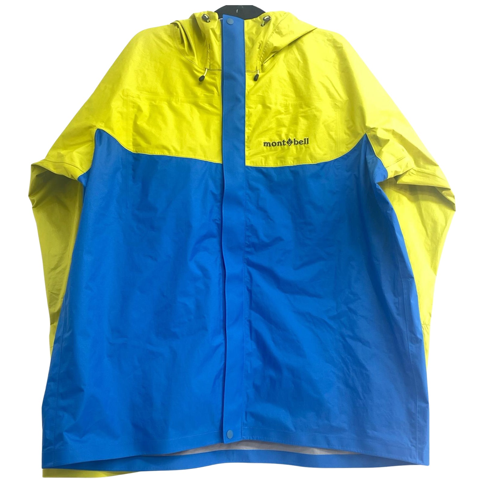 【中古】mont･bell モン呼びりん フィッシングウェア フィッシャーマン 上衣 #1132286 XL 黄色×青味 B位置づける