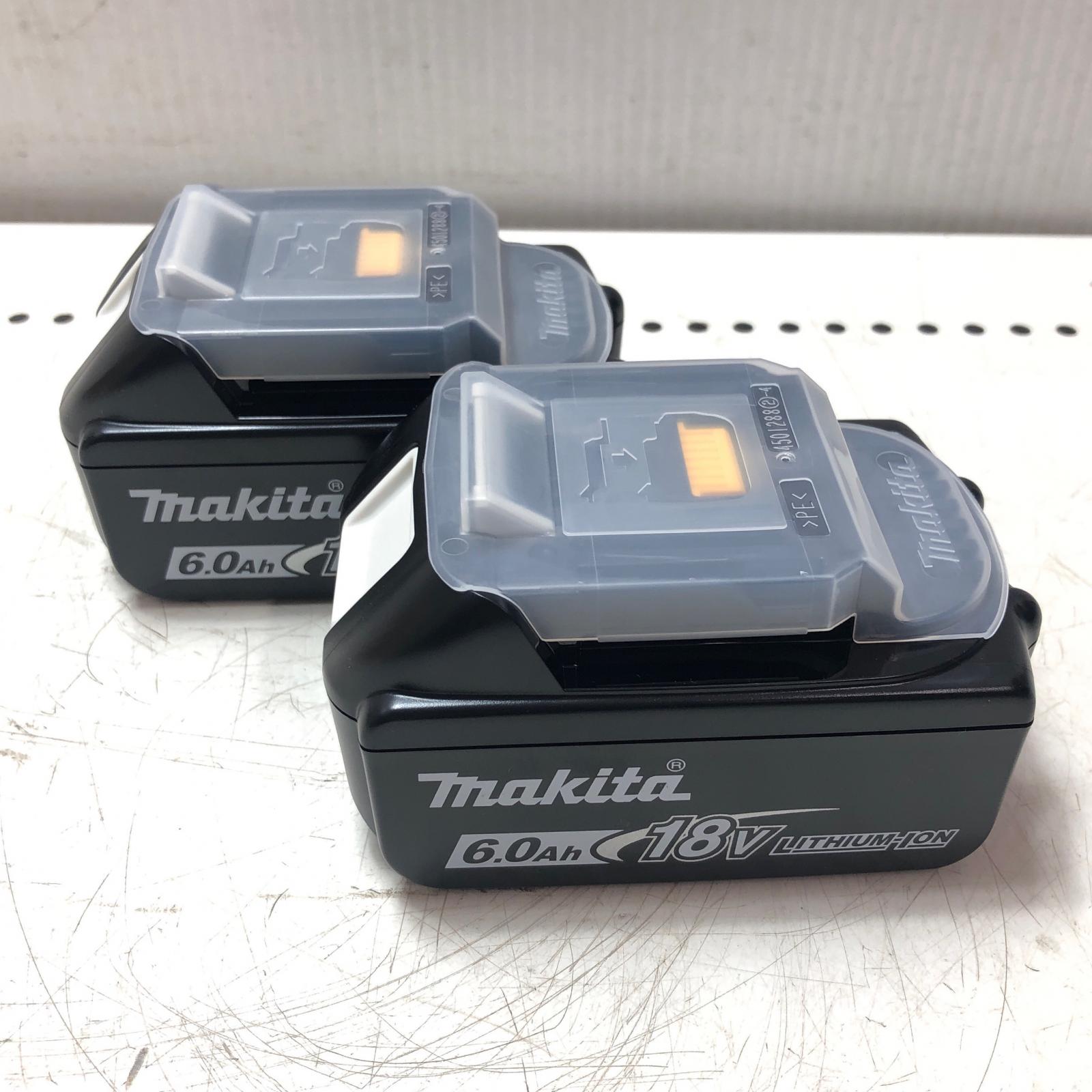 【中古】MAKITA マキタ 蓄電池 18v 6.0Ah BL1860B 黒いこと S序列付ける