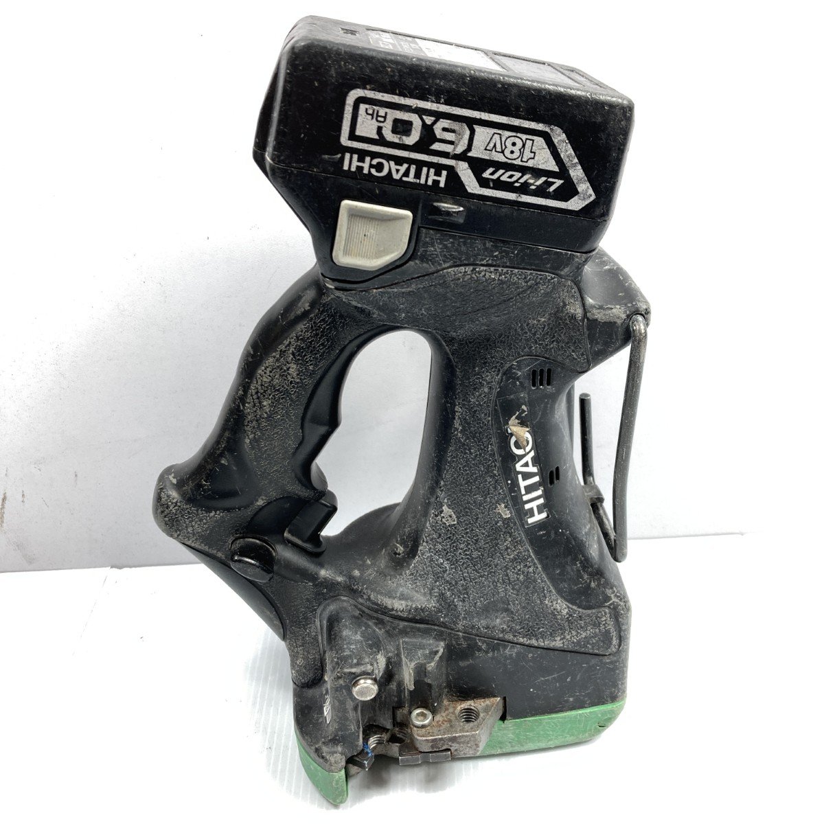 【中古】HITACHI 日立 18V コードレス全ネジカッタ バッテリ1個嘱する PSE目じるしあり CL18DSL 緑であること C価値づける