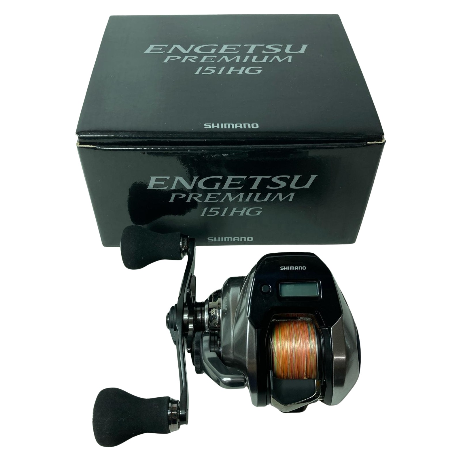 【中古】SHIMANO シマノ ベイトリール 18炎月割り増し金 151HG 03791 箱付 B位置づける