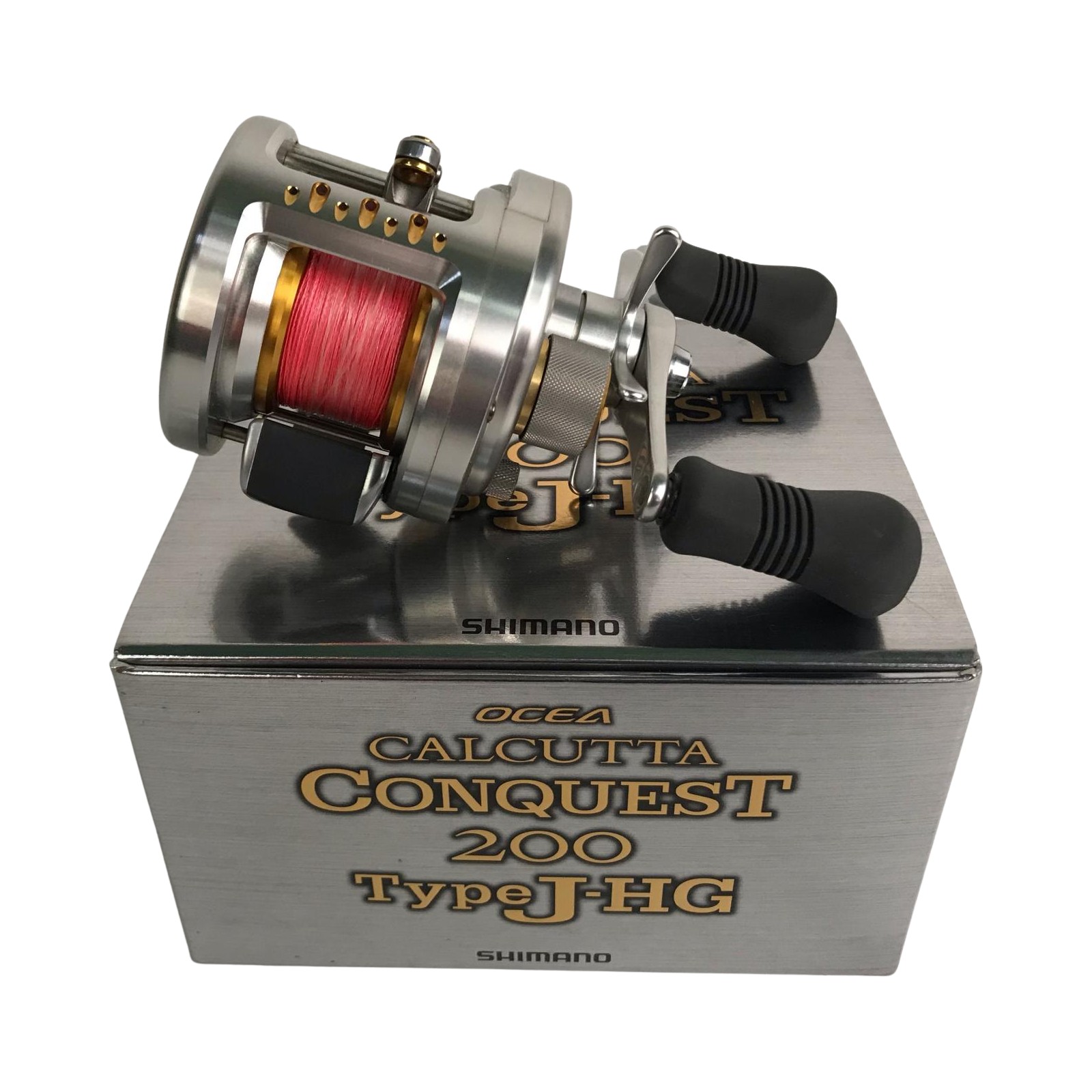 【中古】SHIMANO シマノ ベイトリール ’10 オシア カルカッタコンクエスト200 TYPE J-HG 02601 A価値づける