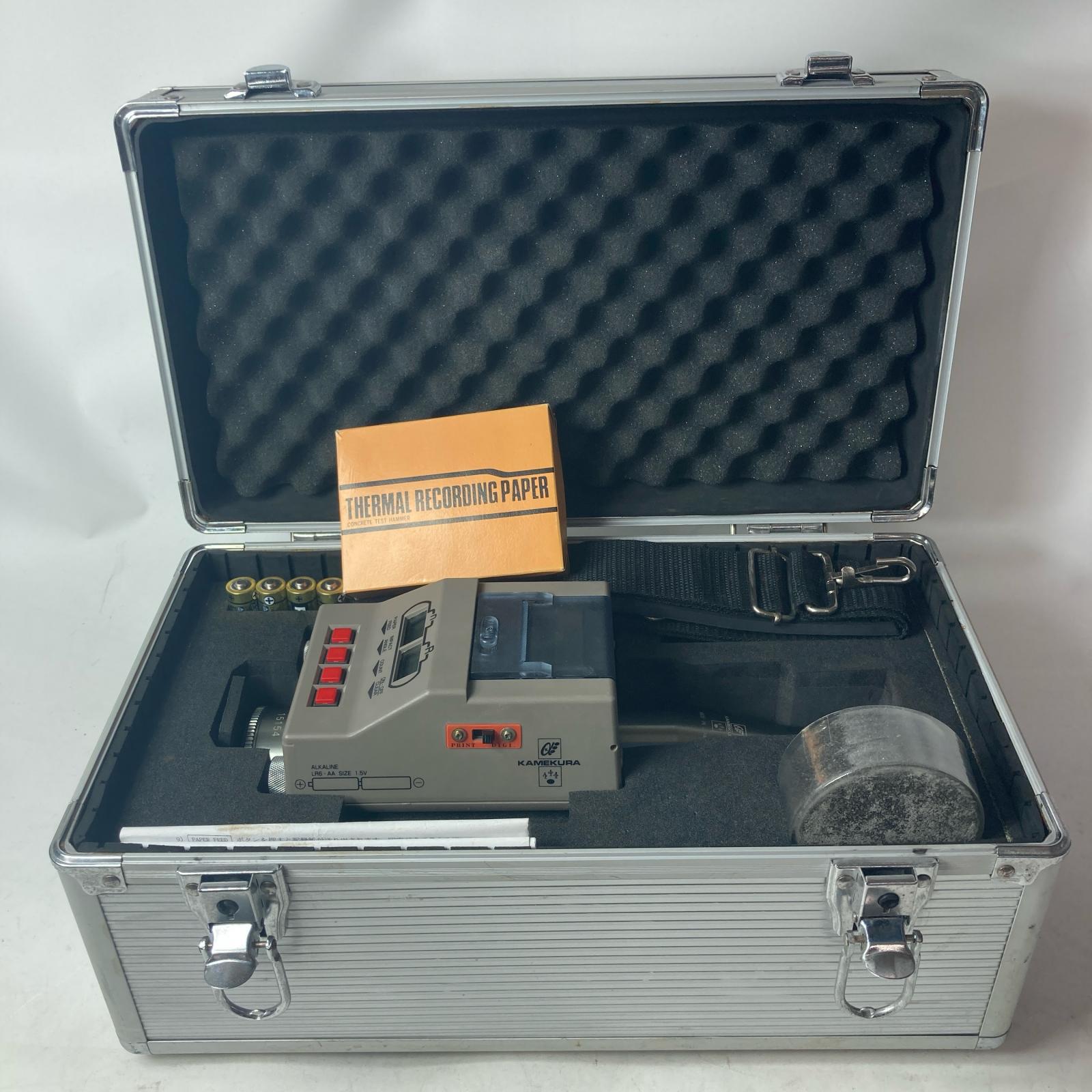 【中古】亀倉精機 混凝土 取り調べる金鎚 デジタル印字機  R-7500 薄墨色 B序列付ける