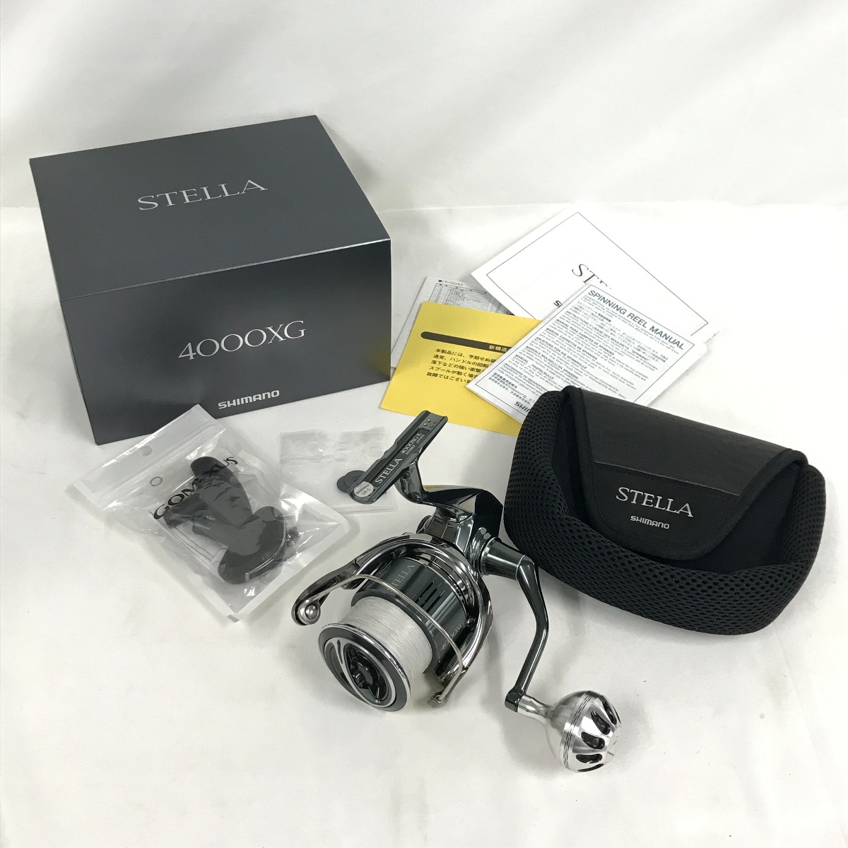 【エントリーポイント10倍｜7/19 20:00-7/26 1:59】【送料無料】【中古】SHIMANO シマノ スピニングリール 22ステラ 4000XG キズ有 箱付 043962 Bランク｜リサイクルビッグバン店