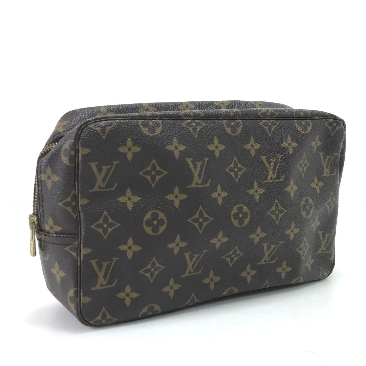 【中古】LOUIS VUITTON ルイヴィトン コスメポーチ モノグラム トゥルーストワレット28 M47522 B価値づける