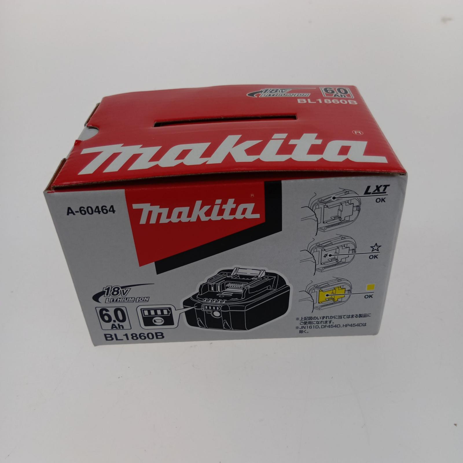 【中古】MAKITA マキタ 蓄電池18V 6.0Ah BL1860B S序列付ける